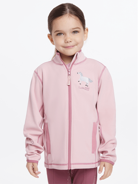 Le Mieux Mini Mari Fleece Zip Through Jacket - Cozy & Stylish Winter Outerwear for Women - Perfect for Casual Outings, Travel & Outdoor Activities
