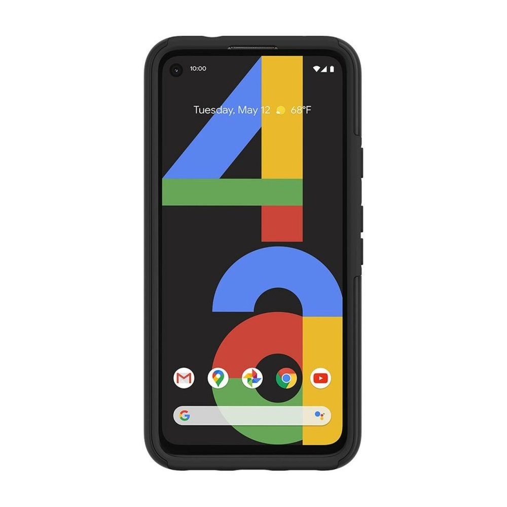 Incipio DualPro Case for Google Pixel 4a - Black | Slim Protective Phone Cover with Shock Absorption | Perfect for Everyday Use, Travel & Outdoor Activities