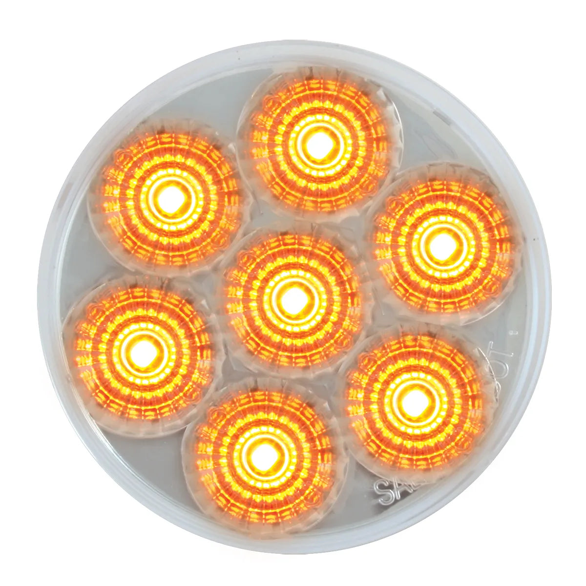 2 Pack Clear Amber Spyder LED Bulbs - High Brightness, Energy Efficient for Cars, Motorcycles, Trucks - Perfect for Night Driving, Off-Roading & Custom Lighting Upgrades
