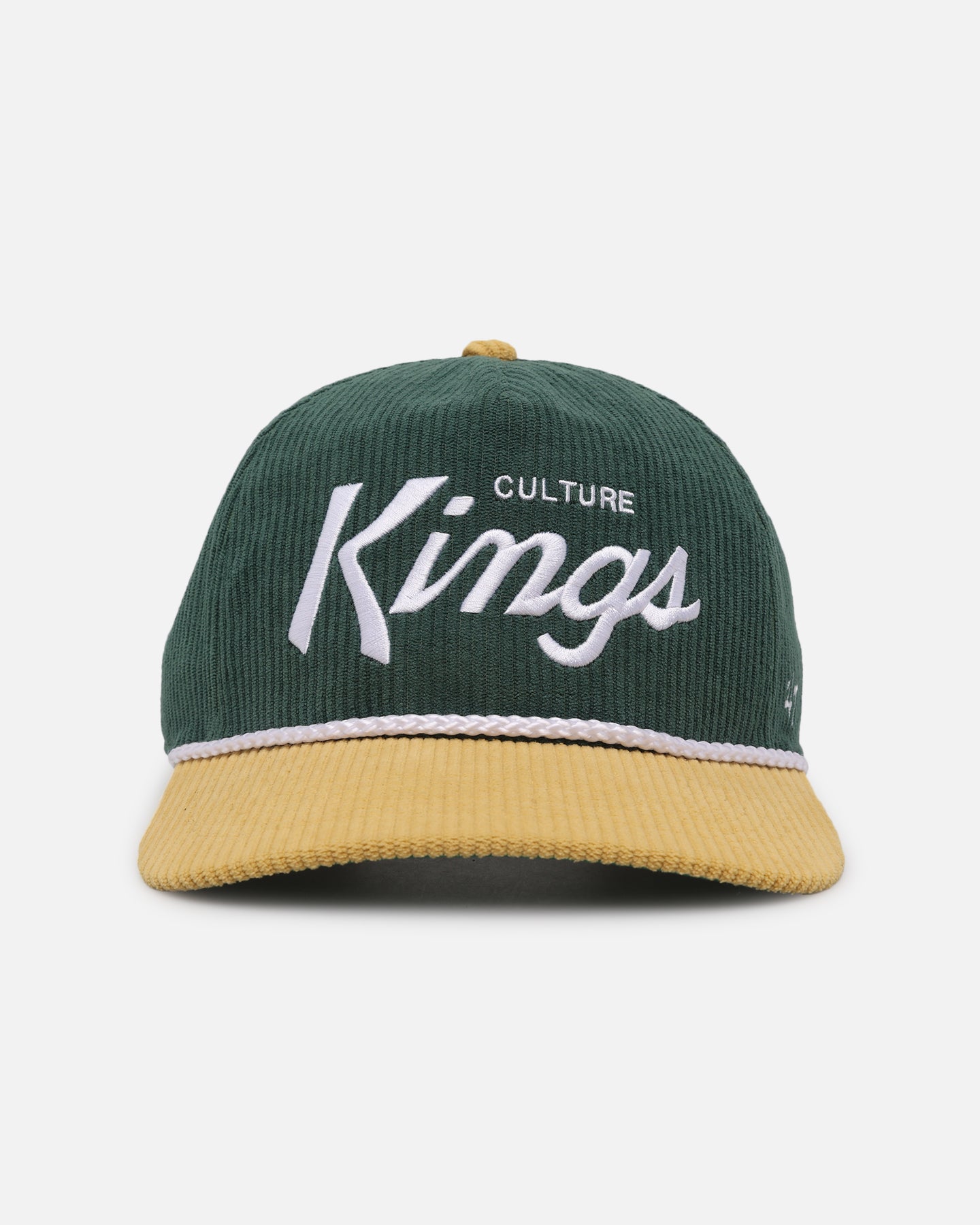 47 Brand Culture Kings Crossrope 'Culture Kings Script' Snapback Hat in Green - Perfect for Streetwear, Hip-Hop Fashion & Urban Lifestyle