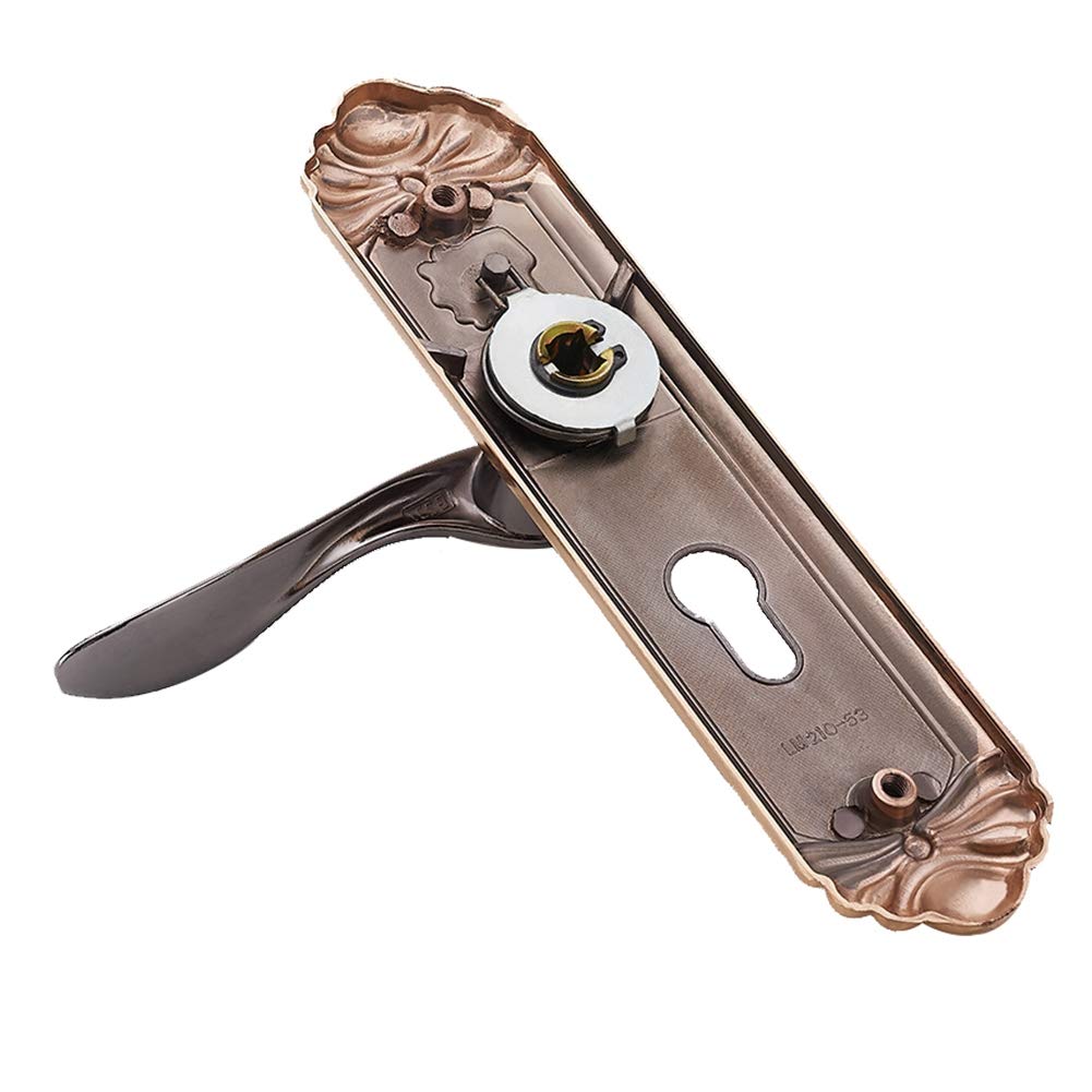 Anti-Collision Silent Door Handle Lock - Zinc Alloy Interior Door Knob for Bedroom & Wooden Doors | Noise Reduction for Peaceful Sleep & Privacy