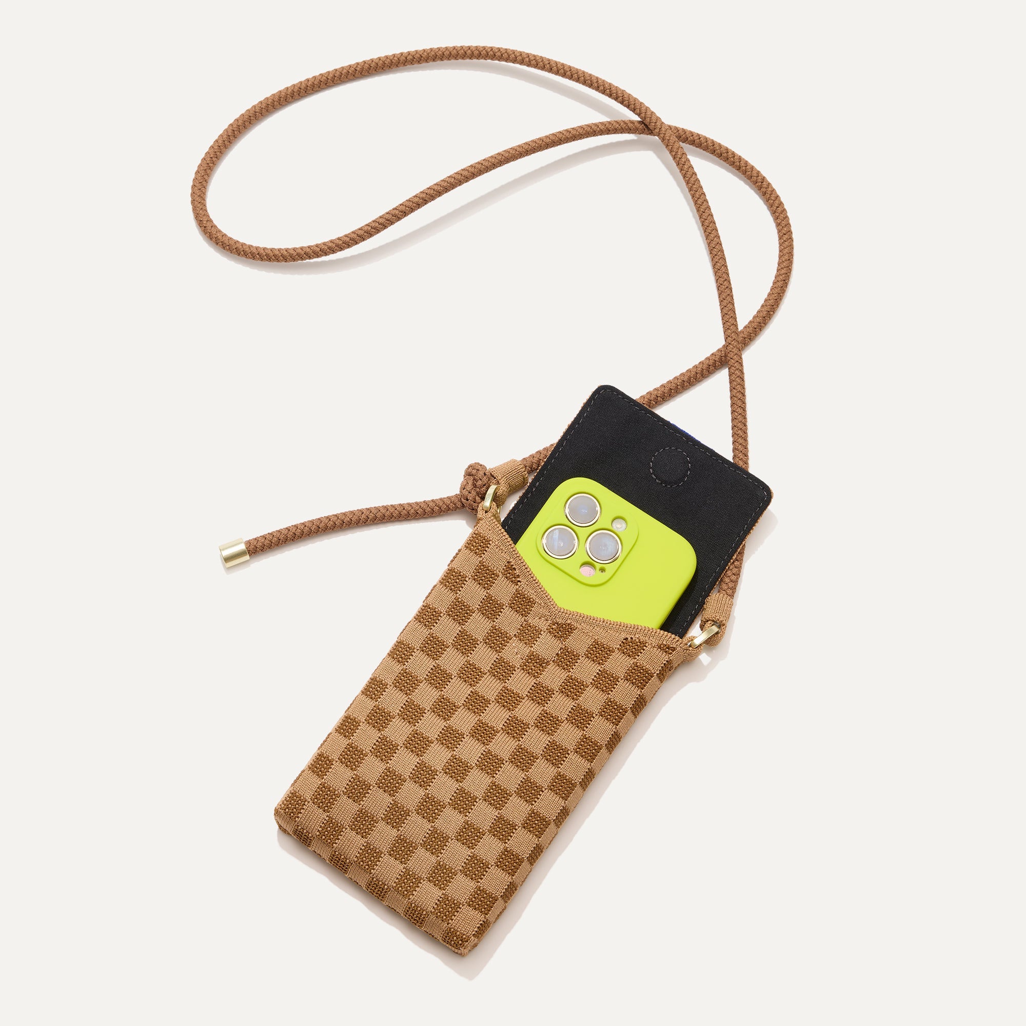 Stylish Hazelnut Phone Crossbody Bag - Perfect for Travel, Shopping & Everyday Use
