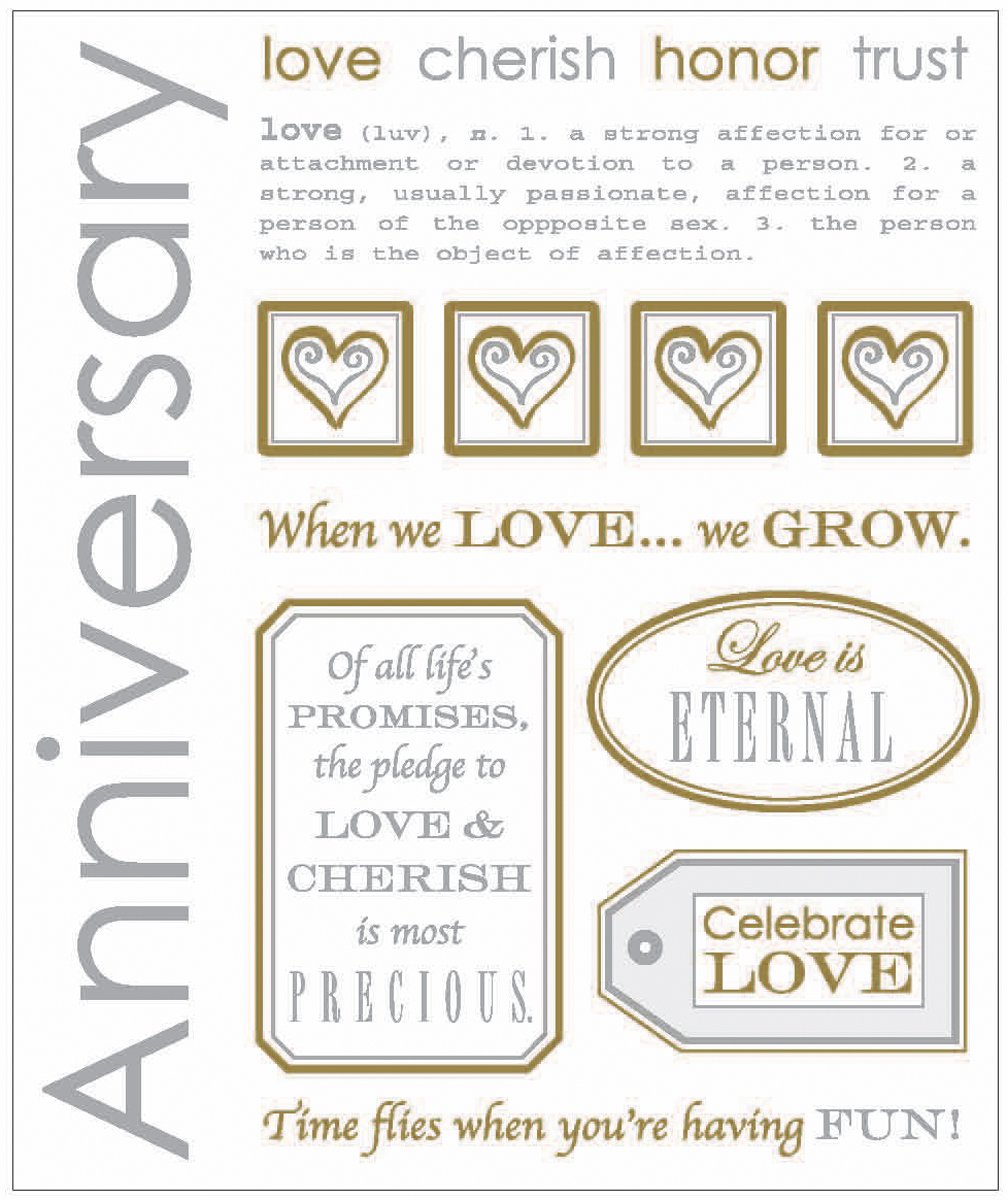 SRM Stickers - Premium Vinyl Stickers for Anniversaries, Gifts & DIY Crafts - Perfect for Scrapbooking, Water Bottles, Laptops & Home Decor