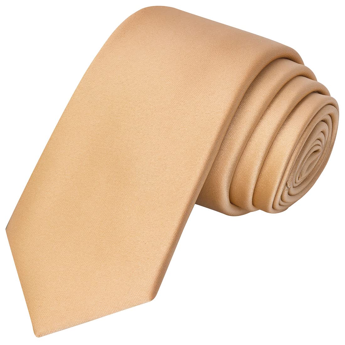 KissTies Boys Satin Necktie for Teens - Formal Dress Tie with Gift Box - Perfect for Weddings, Prom, Graduation & Special Occasions