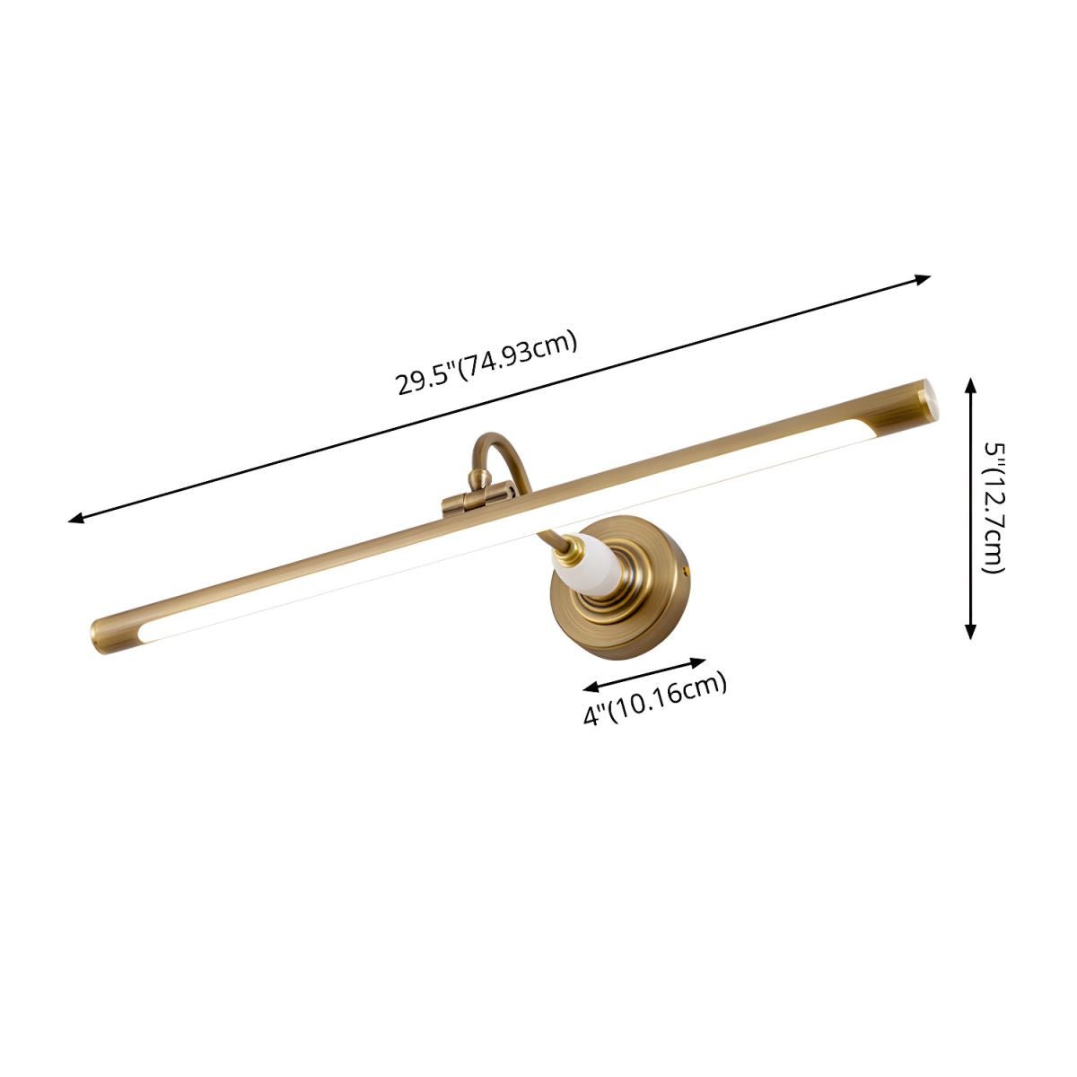 Archer Art Modern Linear LED Wall Light - Sleek Contemporary Design for Living Room, Bedroom, and Hallway Lighting | Indoor Wall Sconce with Adjustable Brightness