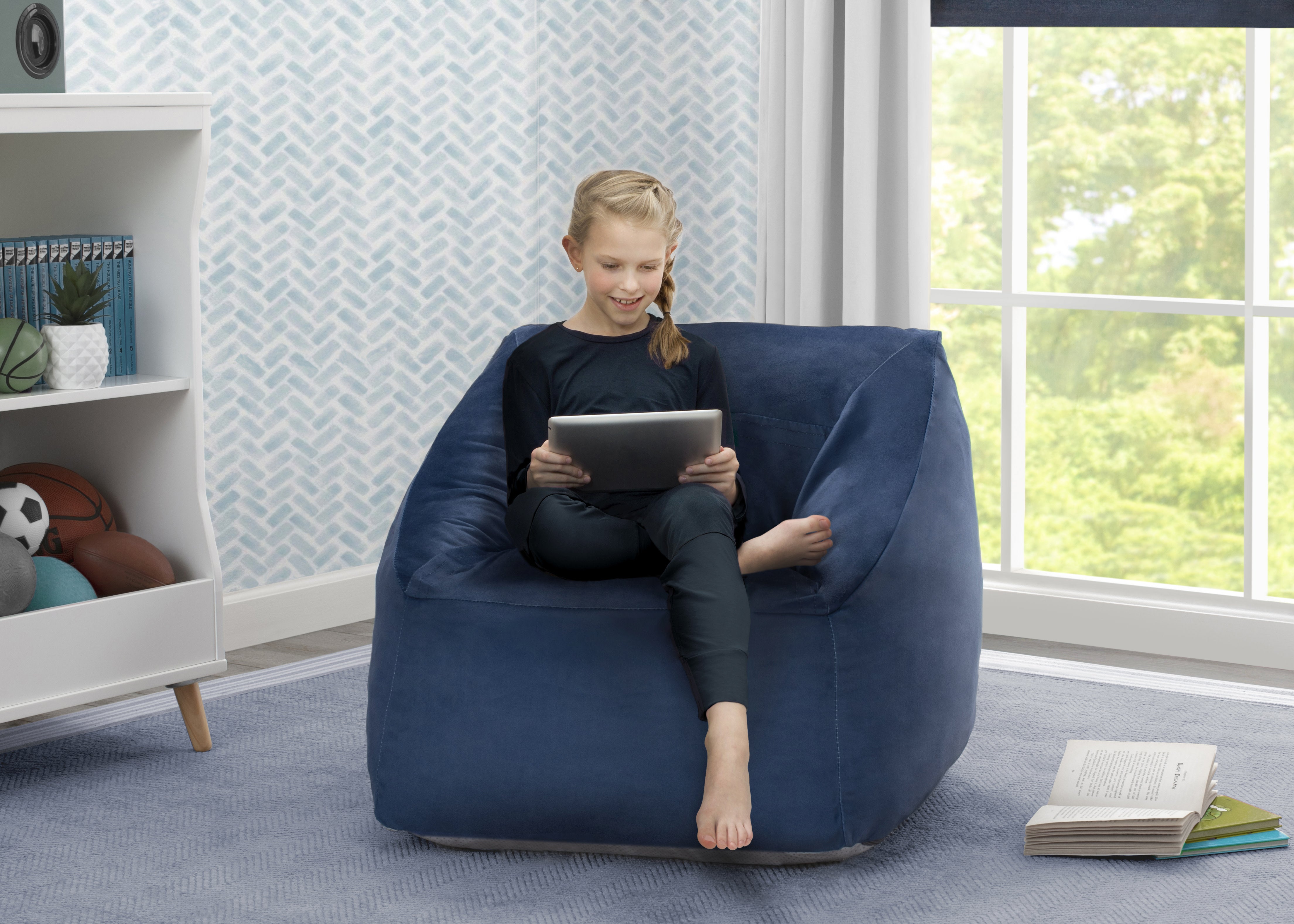 Cozee Cube Chair for Kids - Soft & Comfortable Seat for Children Up to 10 Years Old - Perfect for Playrooms, Bedrooms & Reading Nooks