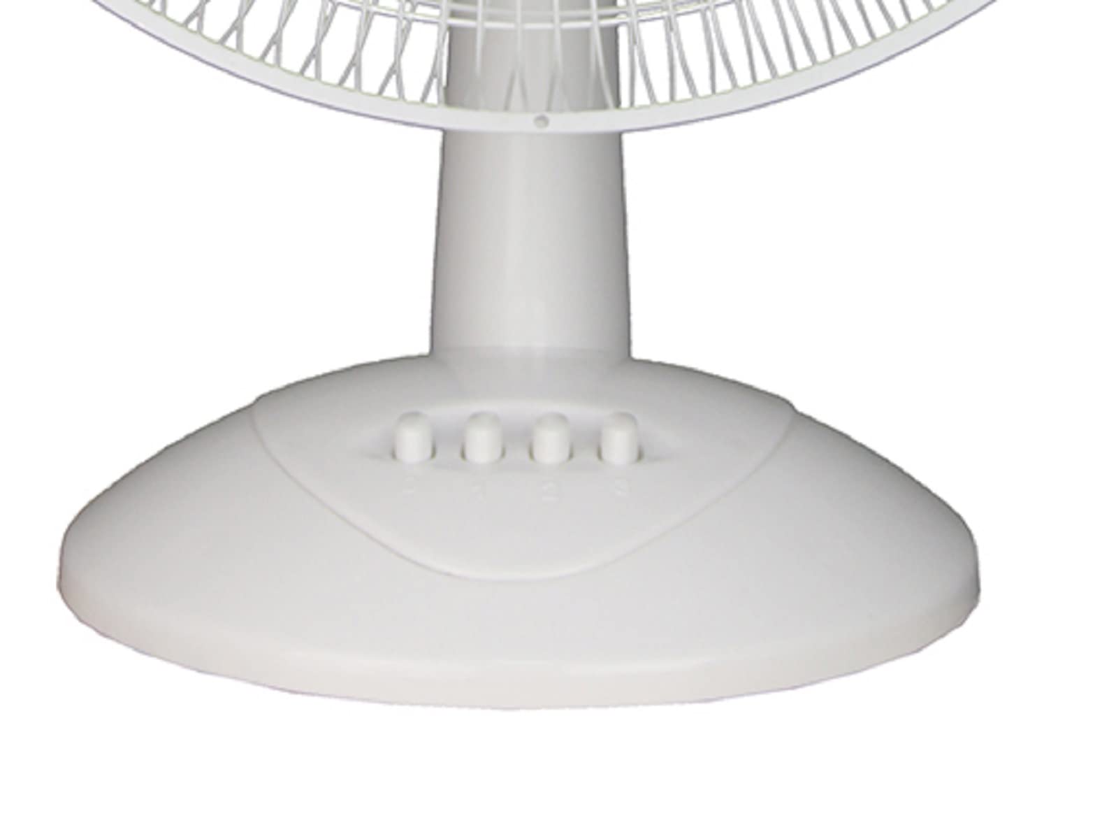 ToolTech 16-Inch Oscillating Desk Fan with 3 Speed Settings - Quiet Cooling for Office, Home & Dorm Rooms - White (Model 100076) - Perfect for Workstations, Bedrooms & Small Spaces