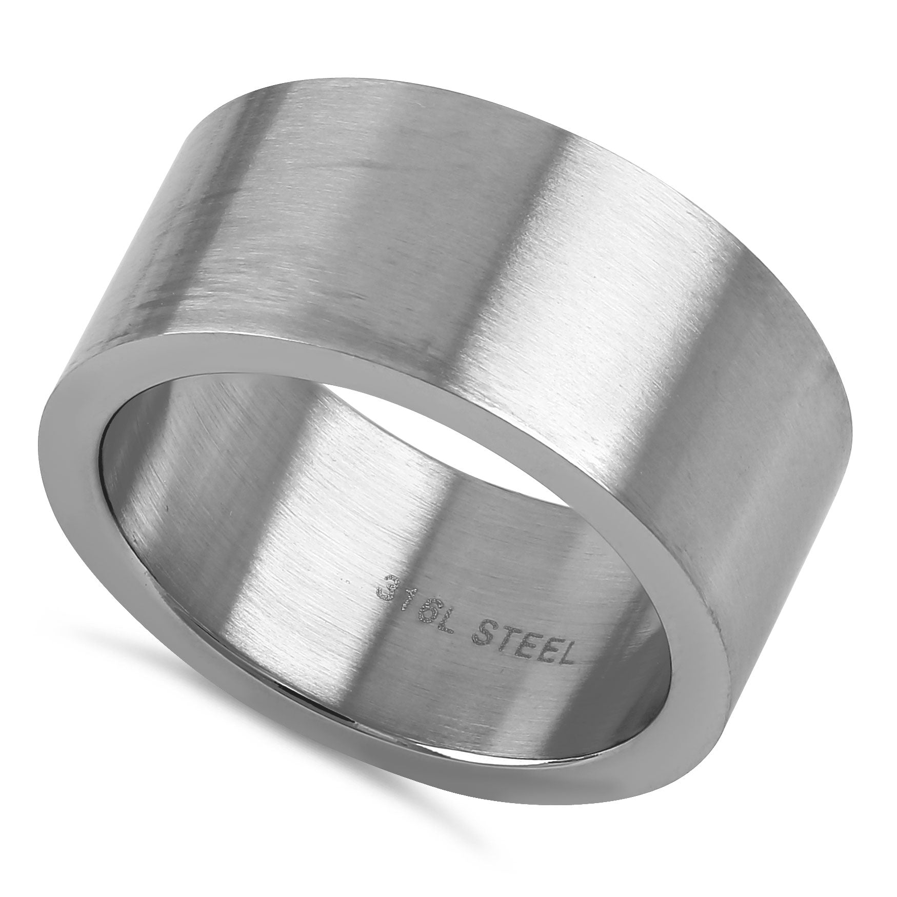10MM Stainless Steel Band Ring for Men & Women - Durable, Hypoallergenic Wedding, Engagement, or Fashion Jewelry - Perfect for Everyday Wear & Special Occasions