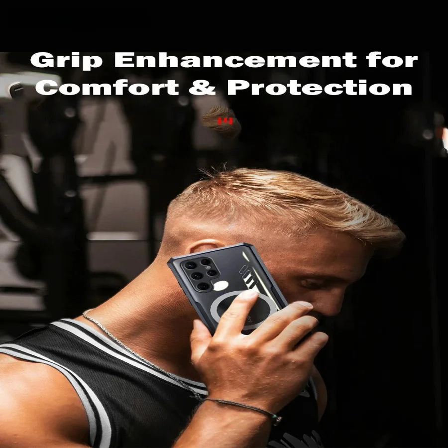 Samsung Galaxy S25 Ultra Thin Cooling Case - Premium Heat Dissipation Phone Cover for Gaming & Long Usage | Perfect for Travel, Work & Outdoor Activities