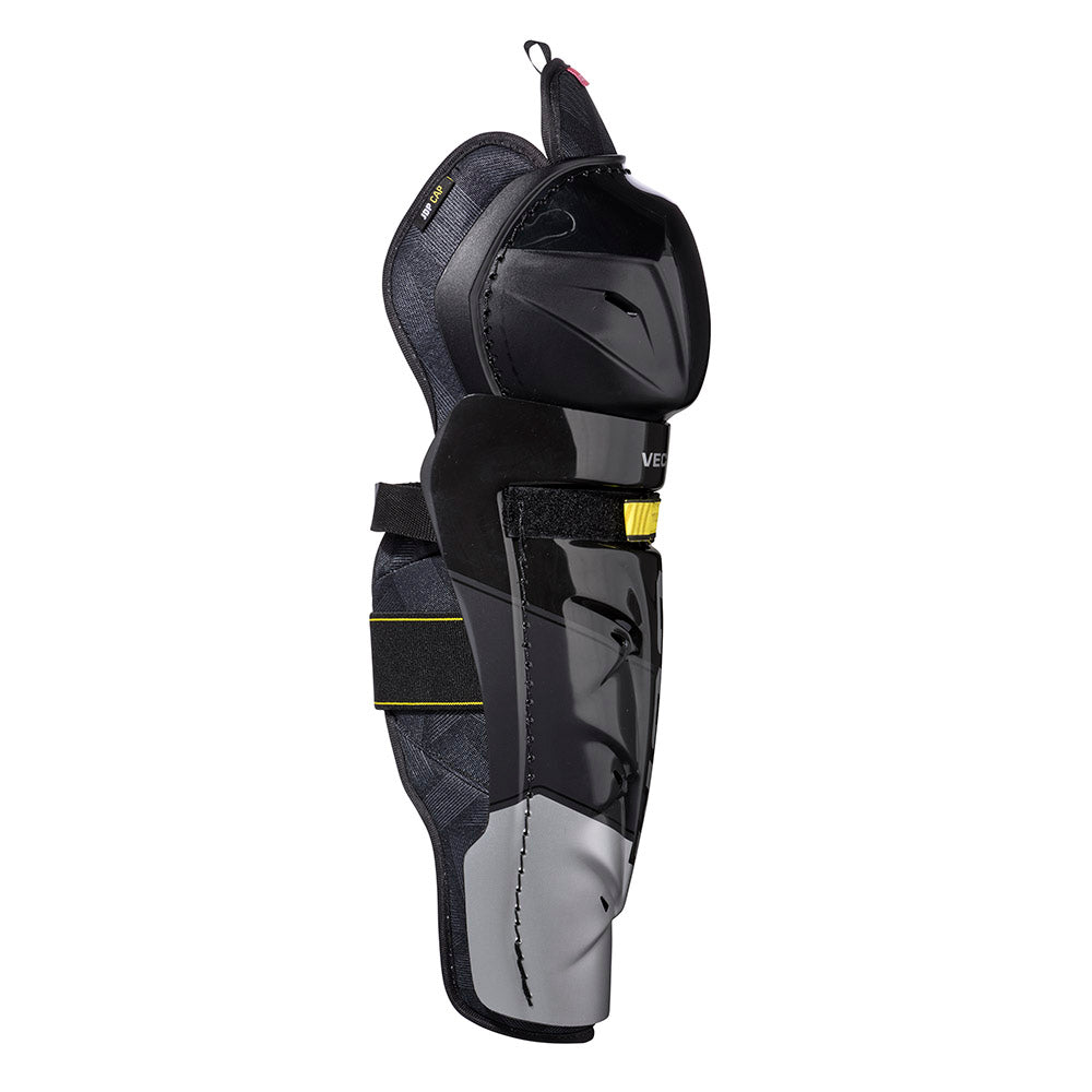 CCM Tacks Vector 2023 Senior Ice Hockey Shin Guards - Protective Gear for Hockey Players - Perfect for Games, Practice & Training Sessions