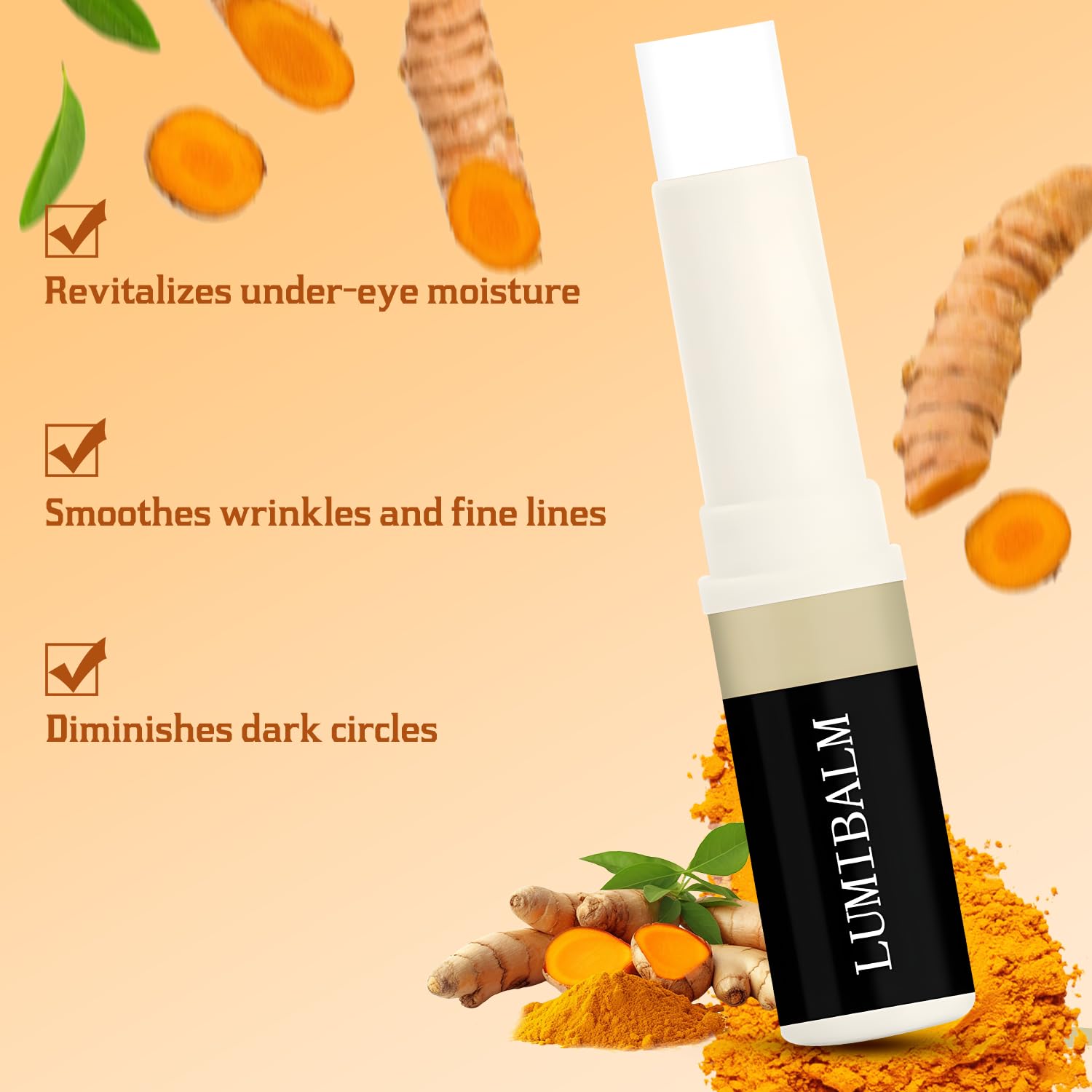 2PCS Lumistick Eye Balm Stick for Dark Circles, Puffiness & Wrinkles - Anti-Aging Under Eye Serum with Hydrating Formula - Reduces Fine Lines & Bags - Perfect for Night Routine & Travel Skincare