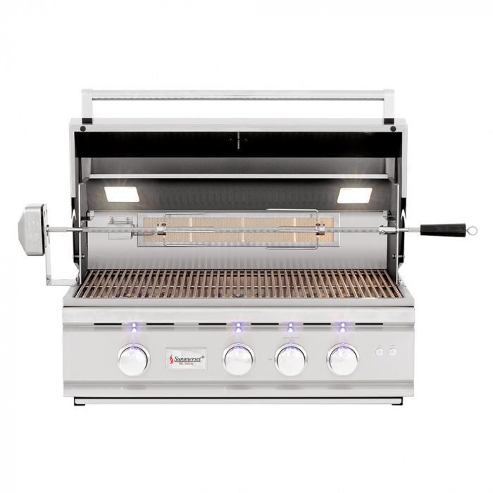 Summerset TRL Series 32-Inch Built-In Natural Gas Grill - Outdoor Kitchen BBQ Grill for Patio, Deck & Backyard Entertaining