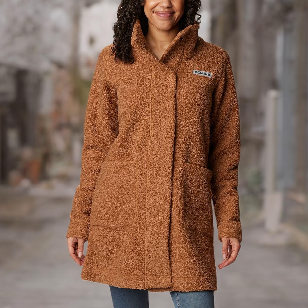 Columbia Women's Panorama Long Jacket - Waterproof, Lightweight, Windproof Raincoat for Hiking, Camping & Outdoor Adventures