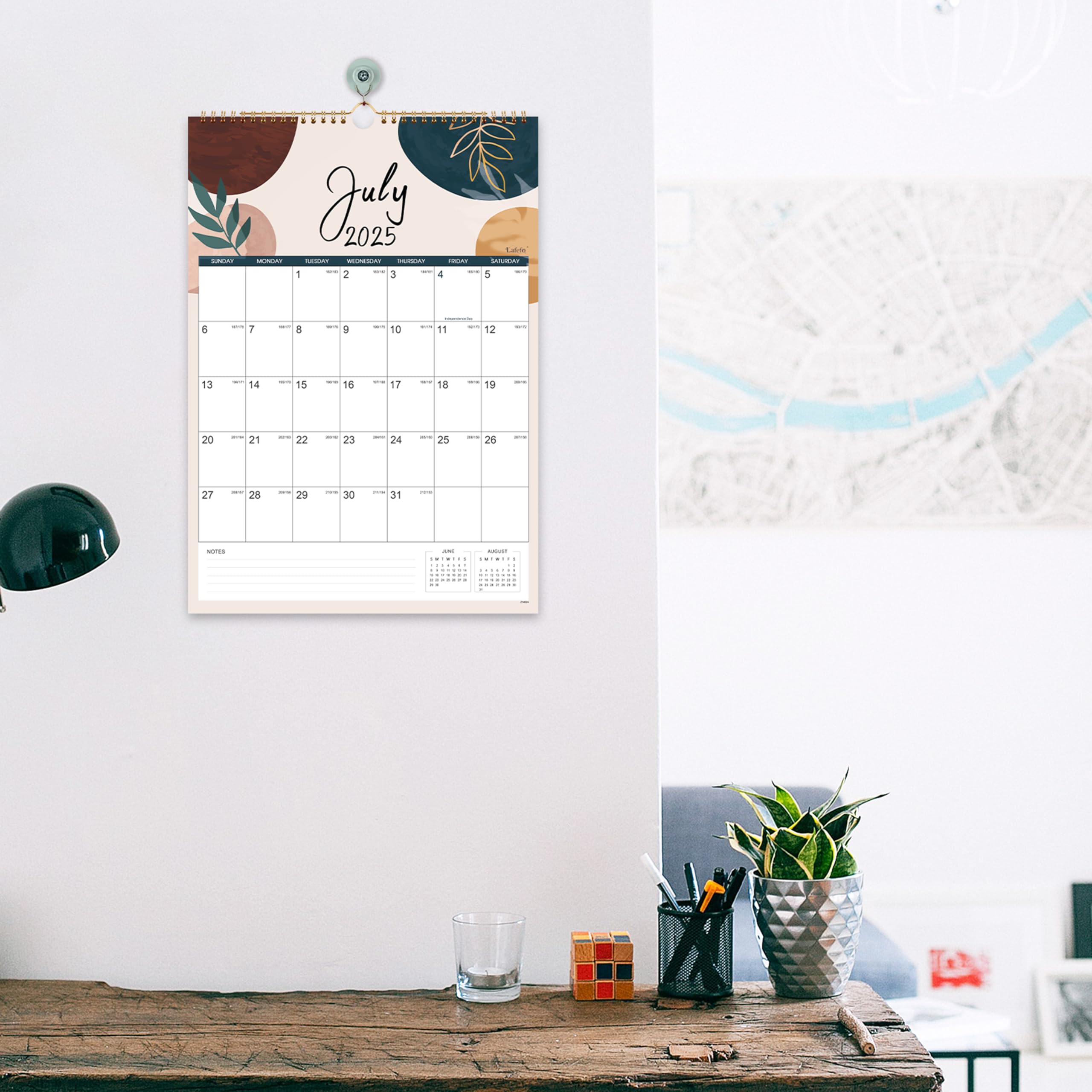 2025-2026 Wall Calendar | 18-Month Planner (July 2025 - December 2026) | 17
