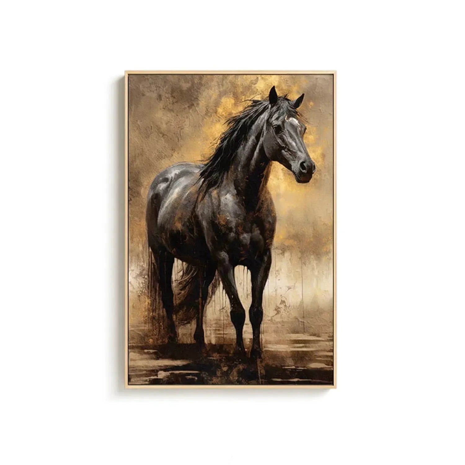 Animal Art Painting #AP056 - Handmade Wildlife Canvas Art for Home & Office Decor | Perfect for Living Room, Bedroom, and Gift Giving