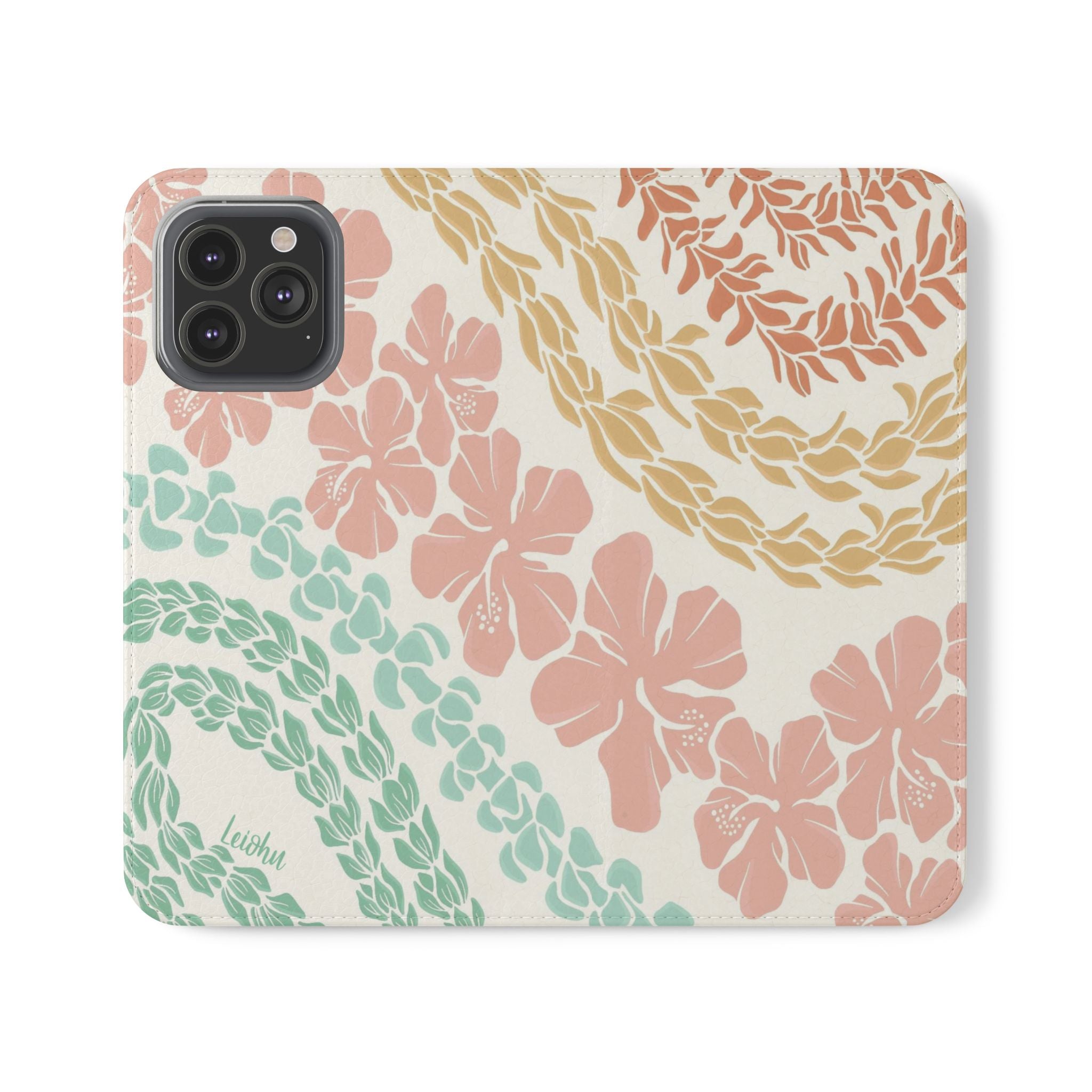 Stylish Groovy Lei Folio Case for iPhone & Samsung - Perfect for Travel, Work & Everyday Use