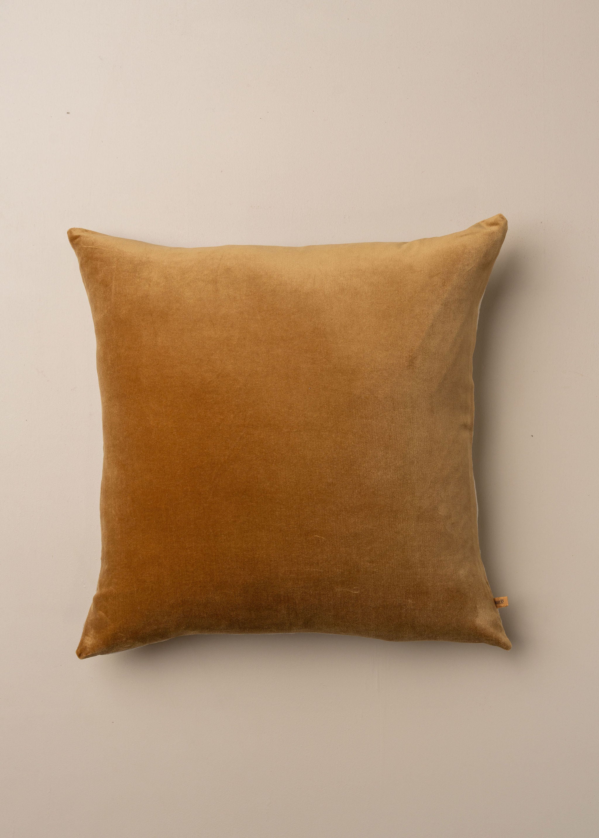 Premium Linen & Velvet Throw Pillow Covers - Soft Nutmeg Brown Decorative Cushion Covers for Sofa, Bed, Chair - Home Decor & Living Room Accent