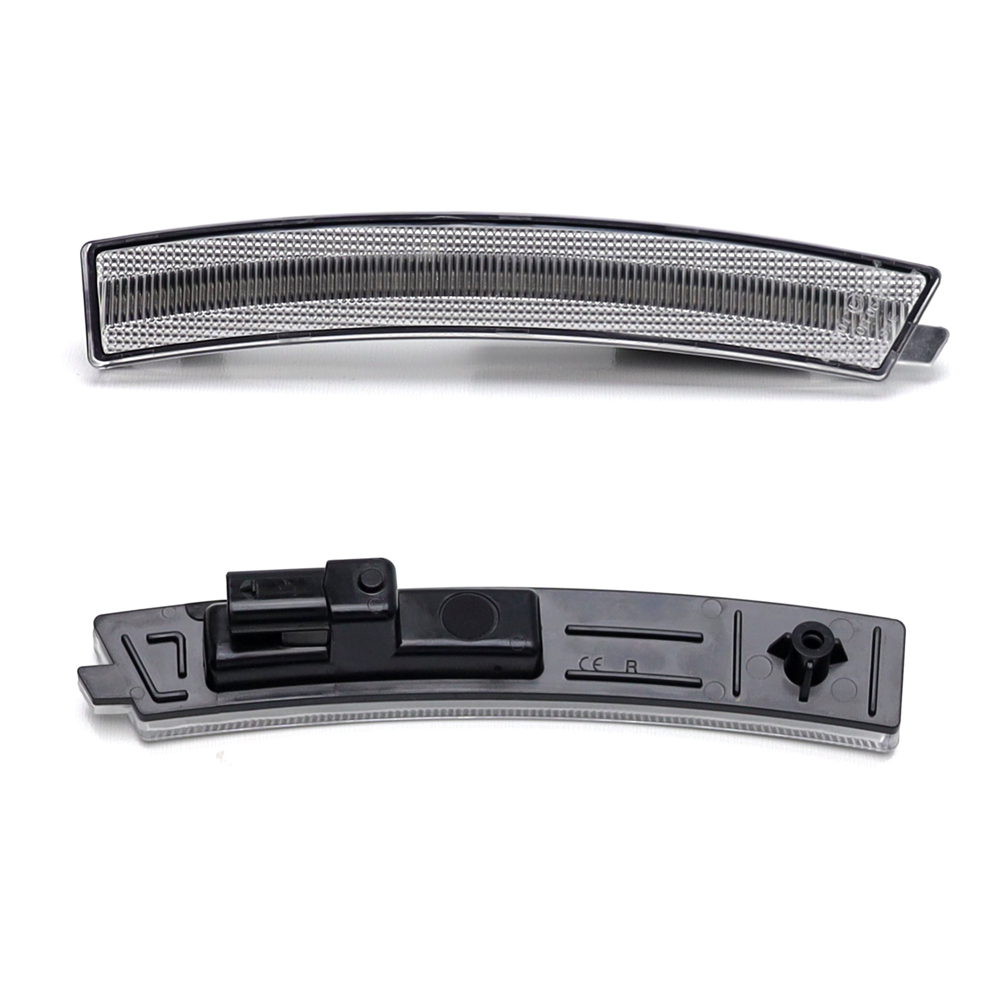 Clear Lens White Full LED Strip Front Bumper Side Markers For Cadillac 2020+ CT4 - Upgrade Your Car's Style & Safety for Night Driving & Custom Looks