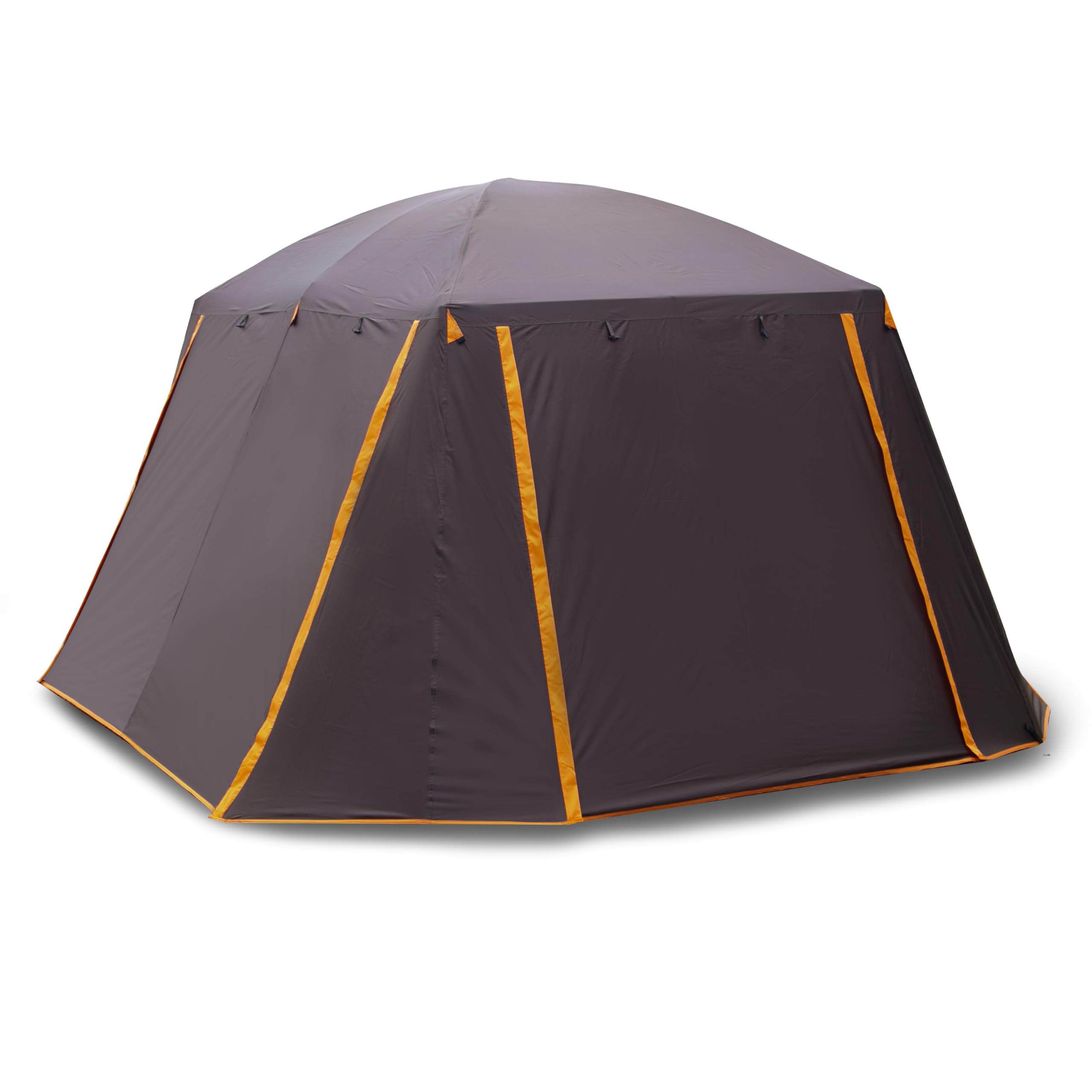 KTT 6-10 Person Large Family Cabin Tent - Waterproof Straight Wall Camping Tent with 3 Doors & 3 Mesh Windows - Spacious Outdoor Tent for Picnics, Camping Trips, Family Gatherings & Backyard Parties