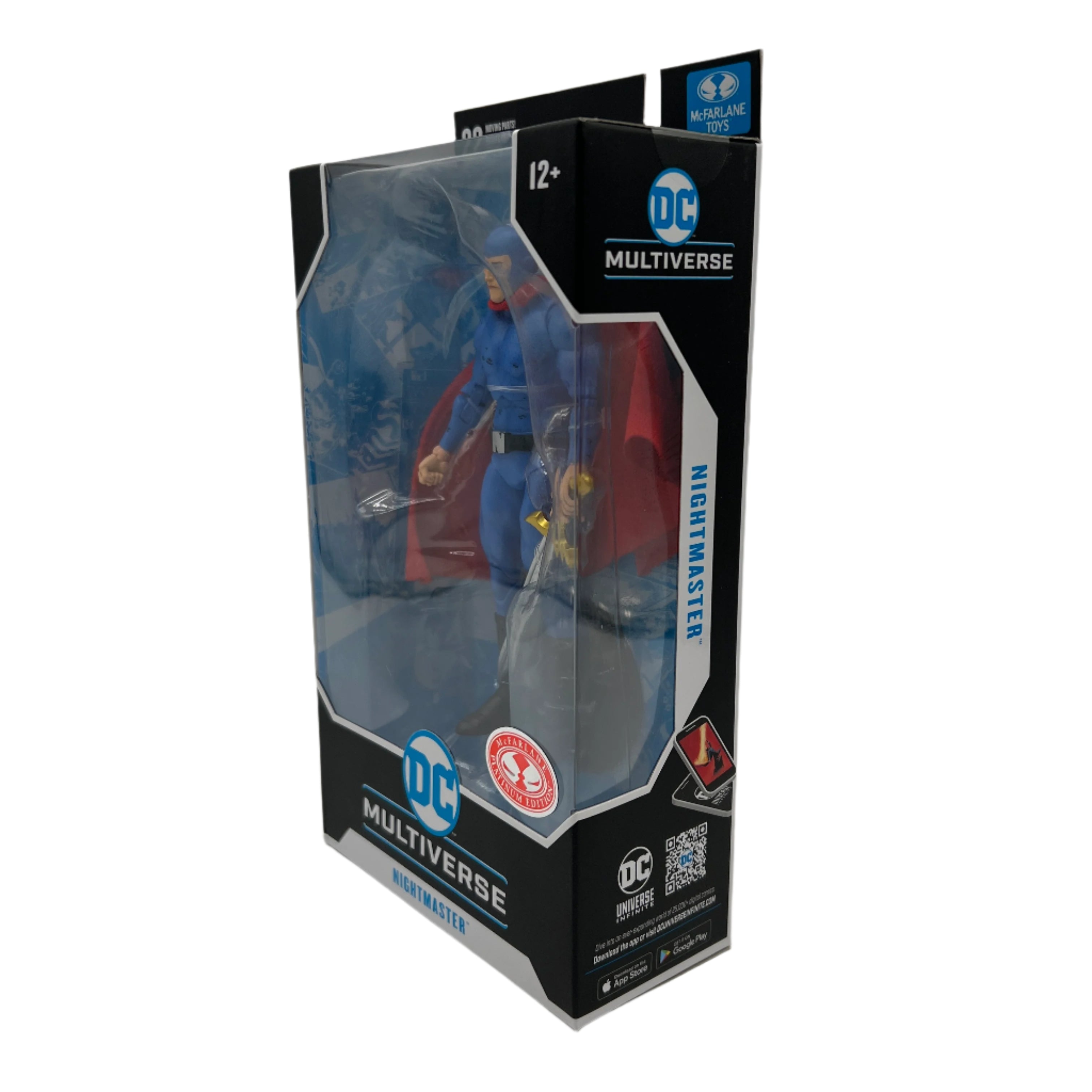 Nightmaster (Red Platinum) DC Multiverse 7-Inch Action Figure - Collectible DC Comics Superhero Toy for Display & Play - Perfect for Fans, Collectors & Gift Giving