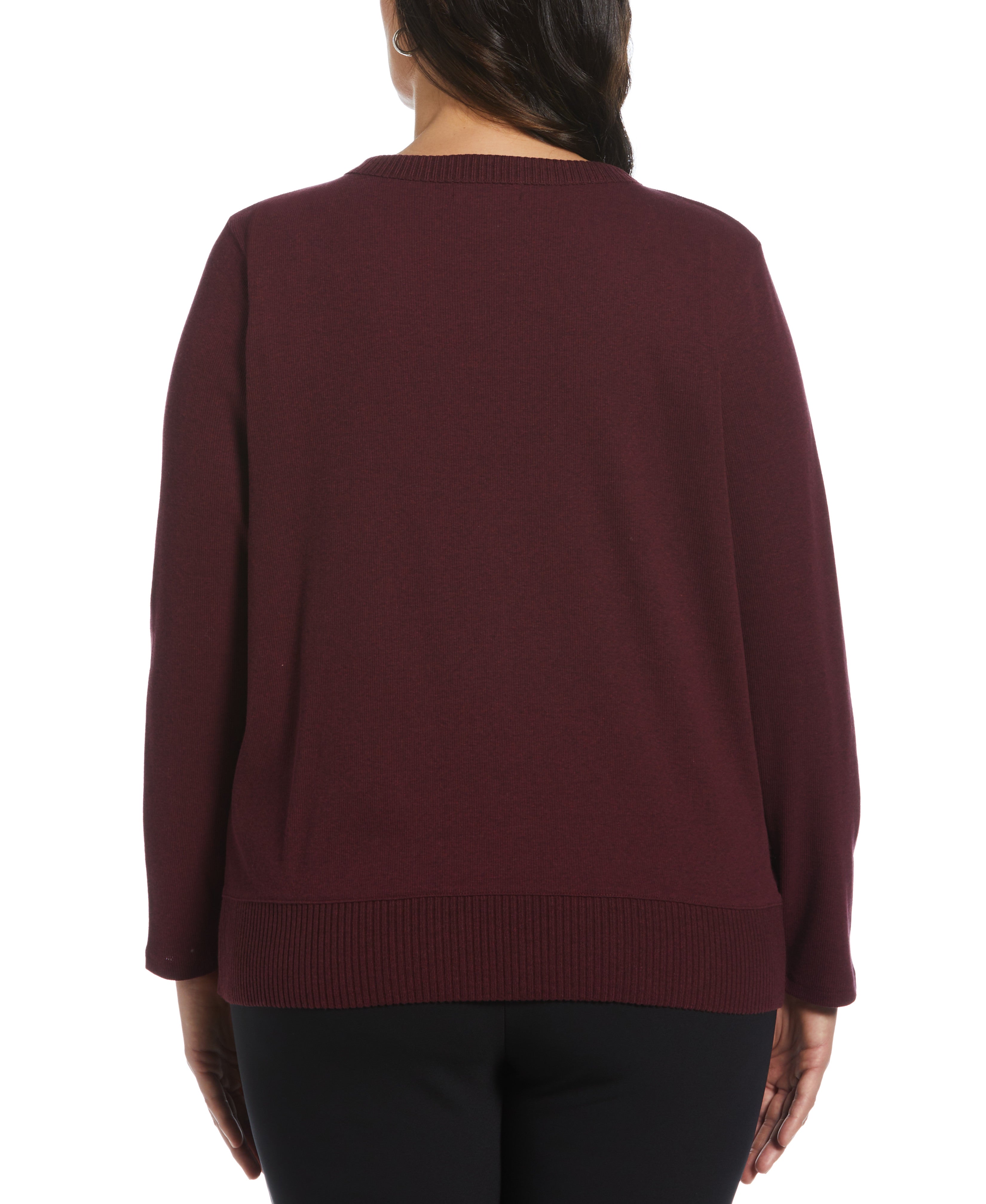 Plus Size Ribbed Asymmetrical Fringe Hem Tunic Top for Women | Trendy Casual & Party Wear | Perfect for Date Nights and Special Occasions