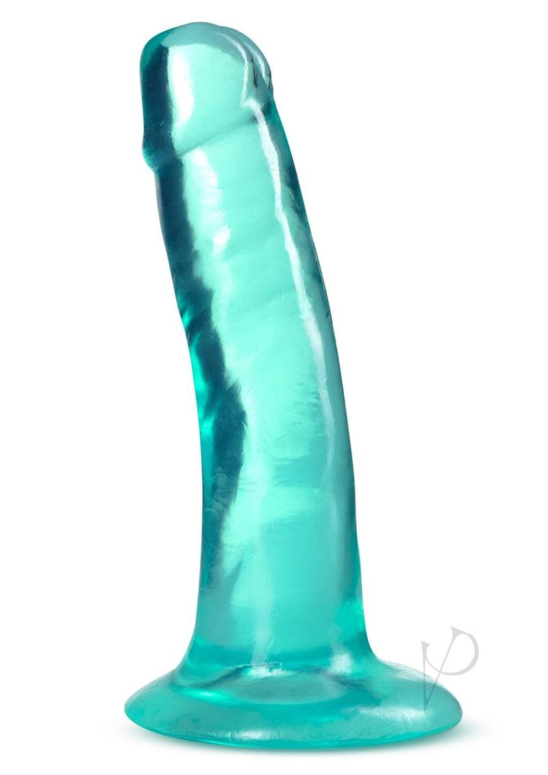 B Yours Plus Hard n' Happy Realistic Dildo 5 Inch Teal - Premium Silicone Adult Toy for Couples & Solo Play, Waterproof & Body-Safe