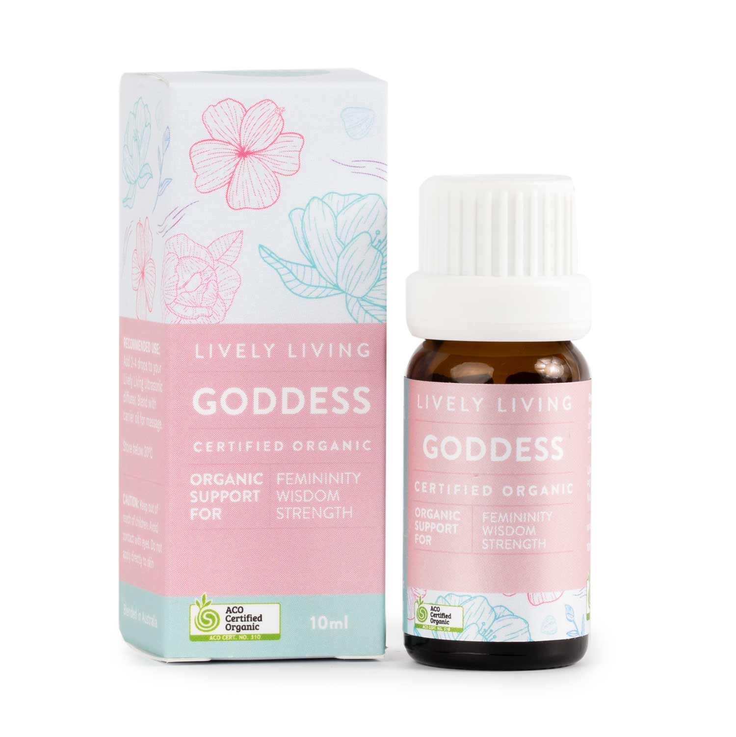 Organic Goddess Essential Oil - 10ml Pure Aromatherapy Oil for Relaxation, Stress Relief & Skin Care | Perfect for Diffusers, Massage & Home Spa