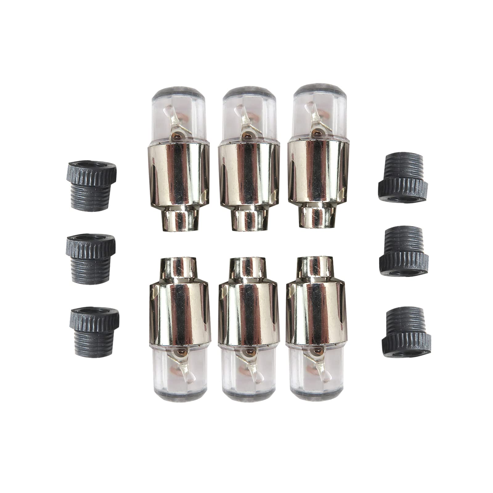 6PCS LED Bike Wheel Lights - Waterproof Bicycle Accessories for Night Riding Safety