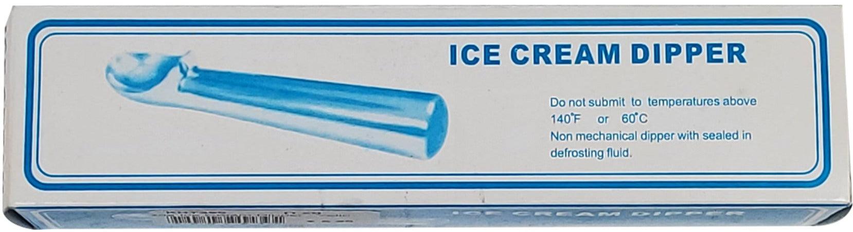3oz Ice Cream Dipper with Yellow Cap - SAG737300 - Perfect for Ice Cream Shops, Dessert Parlors & Home Use