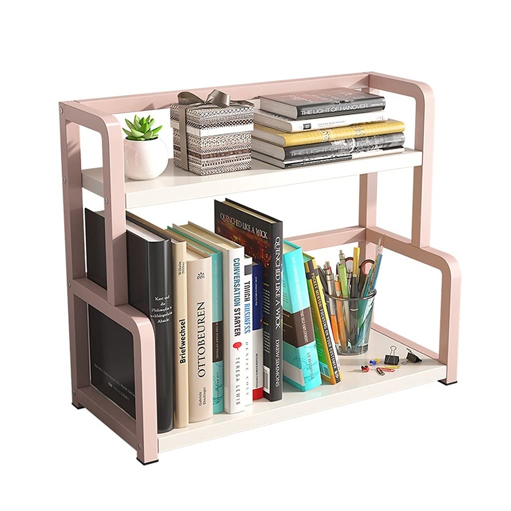 Compact Desktop Book Storage Rack - Space-Saving Bookshelf Organizer for Office, Bedroom & Living Room | Perfect for Home, Dorm & Workspace Organization
