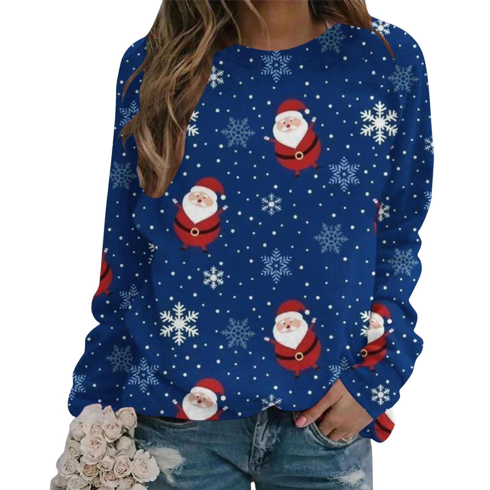 Oelaio Women's Graphic Sweatshirts 2024 - Casual Crewneck Long Sleeve Pullover Jumper for Everyday Wear, Street Style & Cozy Outfits