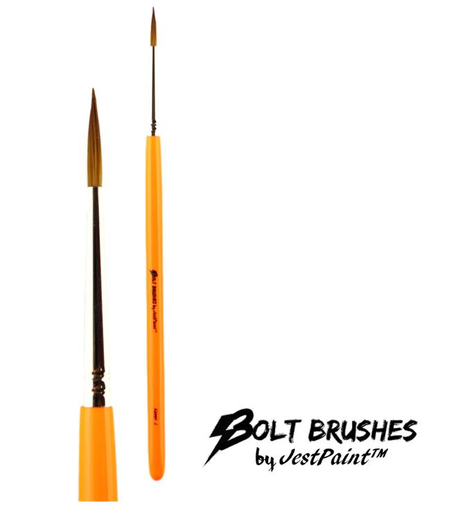 Bolt Paint Brushes by Jest Paint - Premium Artist Brushes for Acrylic, Oil & Watercolor Painting - Perfect for Canvas, Wood & DIY Art Projects
