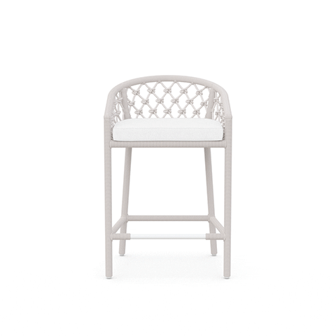 Amelia Outdoor Counter Stool - Weather-Resistant Bar Stool for Patio, Deck, or Backyard - Perfect for Outdoor Dining & Entertaining