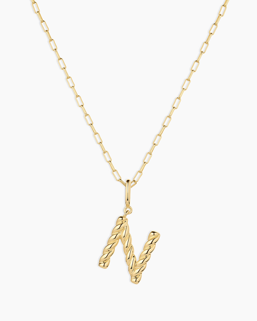 Alphabet Charm Necklace for Women - Personalized Initial Letter Pendant Jewelry for Gifts, Crew Statement Necklace for Everyday Wear & Layering