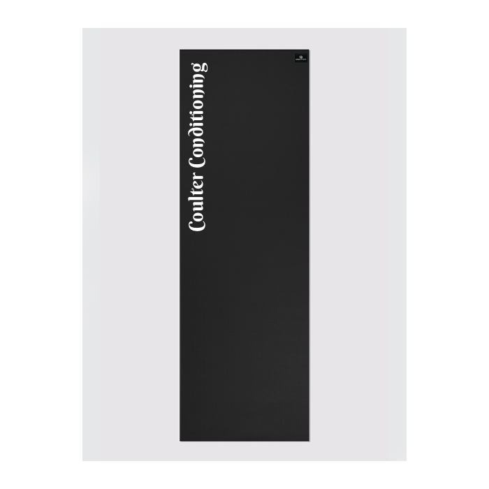 Custom Personalized Yoga Mat 6mm Thick - Non-Slip Eco-Friendly Exercise Mat with Your Own Design - Perfect for Home Workouts, Yoga Studios & Fitness Classes (Black)