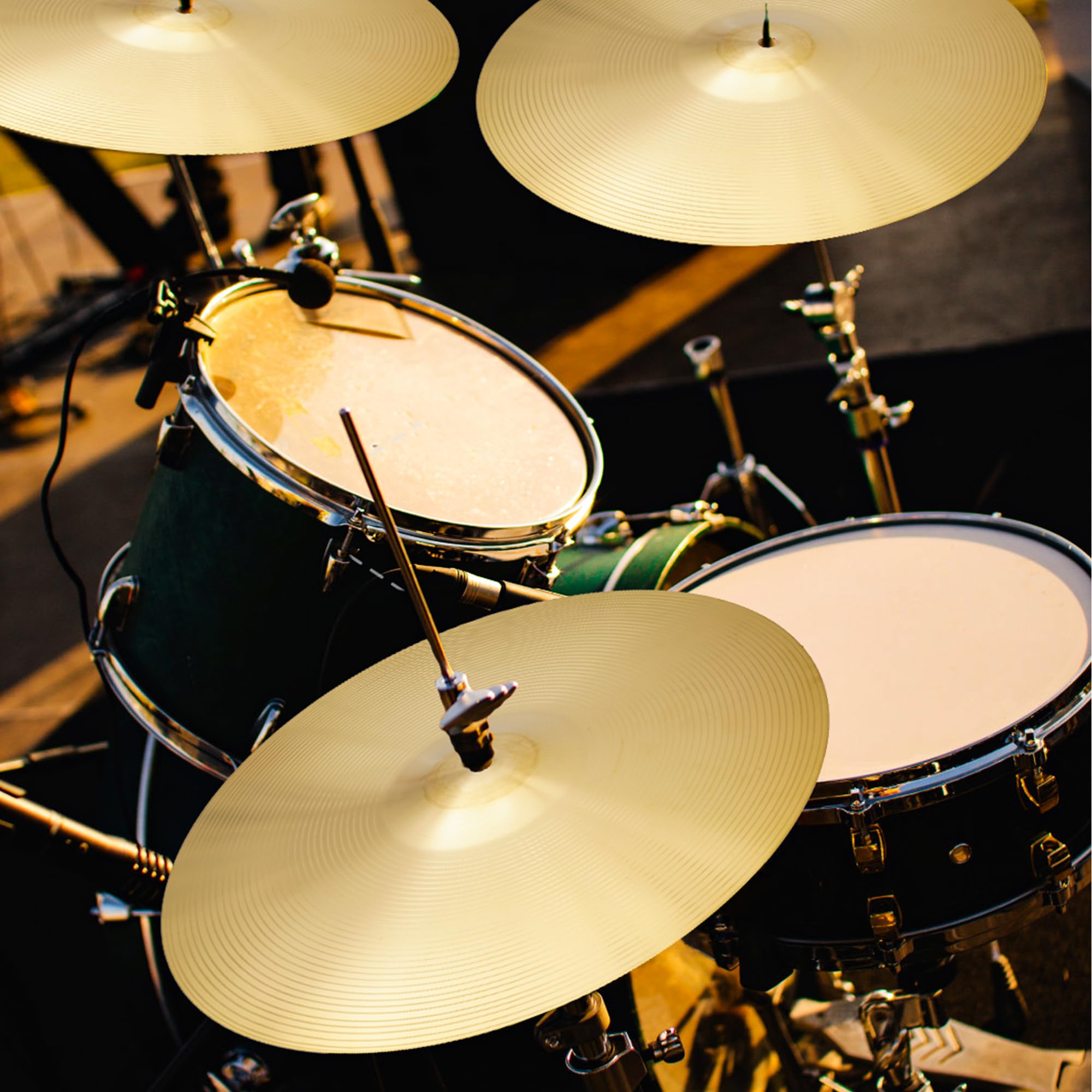 Premium 5-Piece Drum Cymbal Set - 14