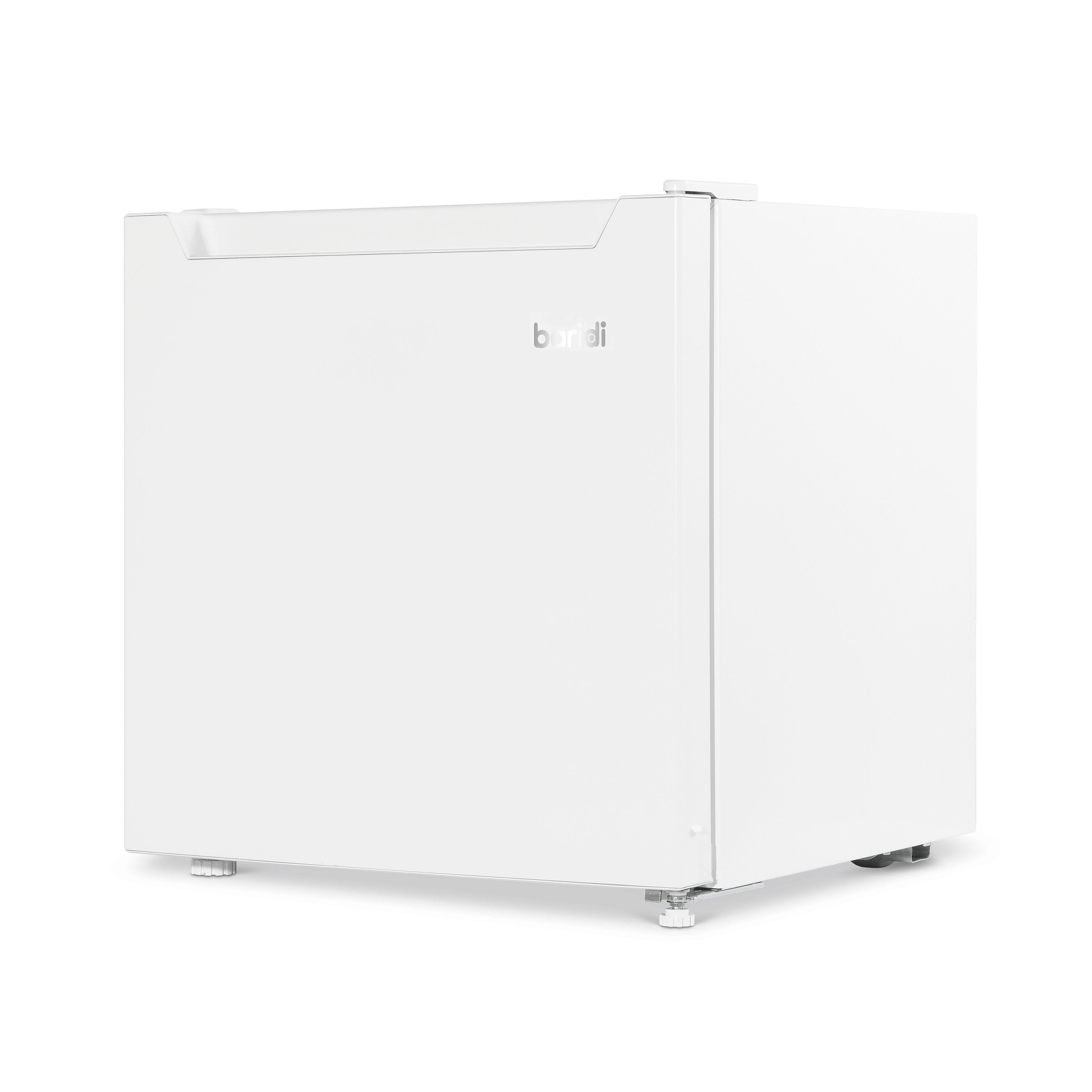 Baridi 31L Mini Tabletop Fridge Freezer with Reversible Door - Compact White Refrigerator for Bedroom, Office, Dorm & Small Spaces - Perfect for Drinks, Snacks & Beauty Products Storage