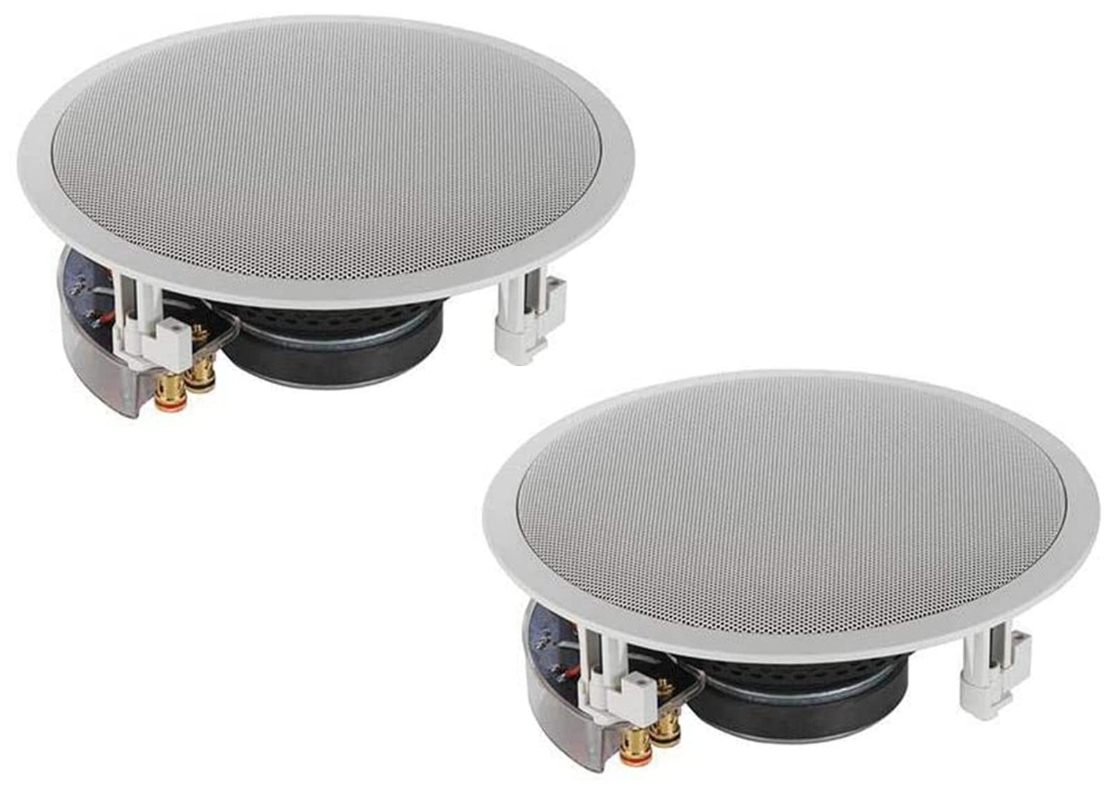 YAMAHA NS-IW560C 8 Inch 2-Way In-Ceiling Speaker System - White | High Performance Custom Home Audio Installation | Perfect for Home Theater, Background Music & Multi-Room Sound Systems