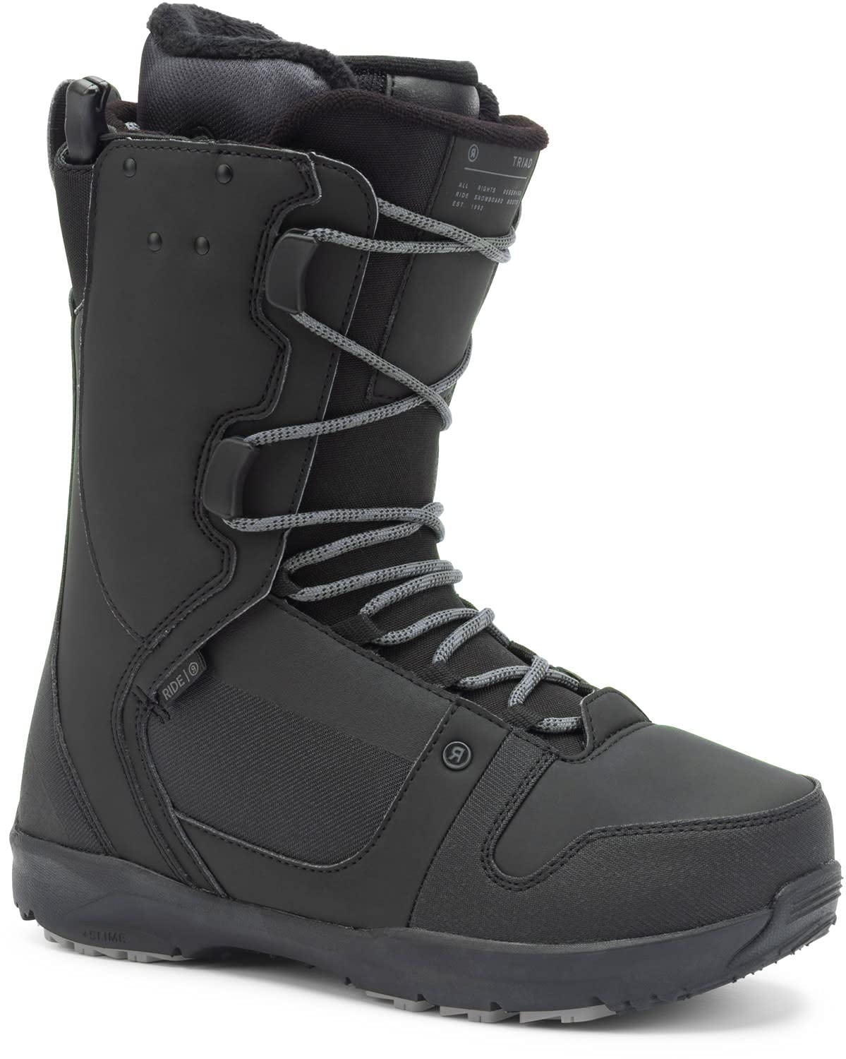 Ride Triad Men's Snowboard Boots - Comfortable & Durable for All-Mountain Riding - Perfect for Freestyle, Park, and Backcountry Snowboarding