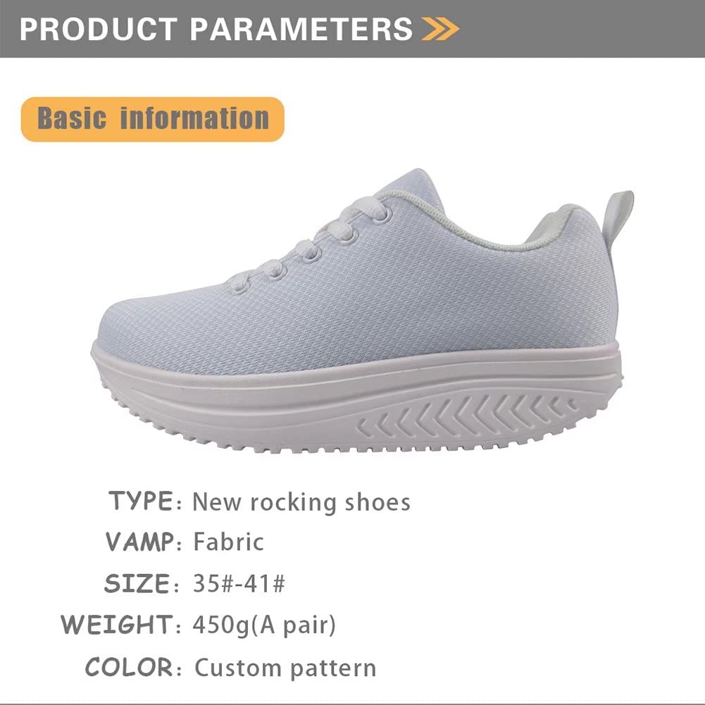 FOR U DESIGNS Women's Platform Sneakers - Lightweight Breathable Walking Shoes with Casual Lace-Up Design for Running, Gym & Daily Wear | Perfect for Workouts, Errands & Street Fashion
