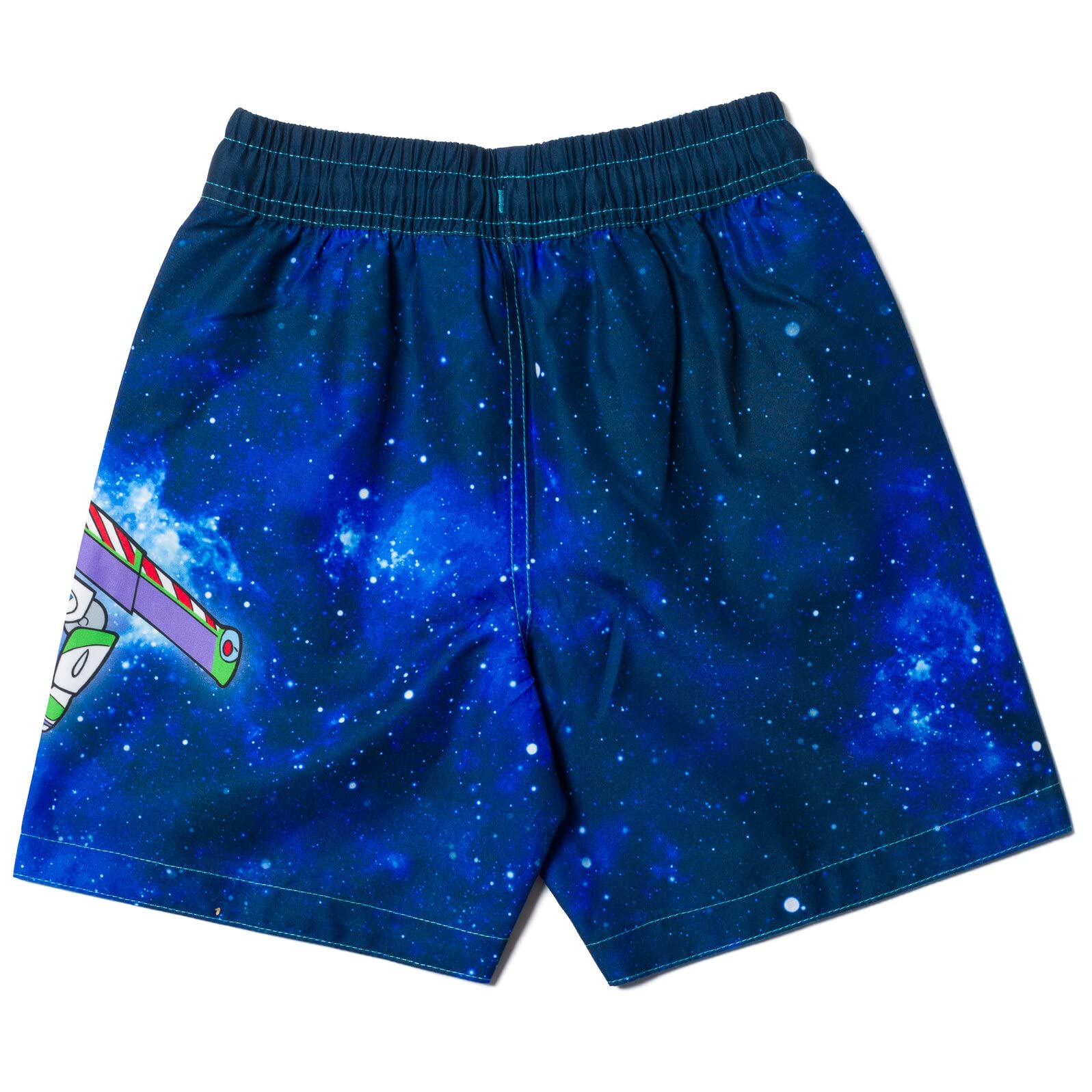 Disney Pixar Toy Story Buzz Lightyear & Woody Boys' Swim Trunks - Quick Dry Swimwear for Pool, Beach, and Summer Water Activities