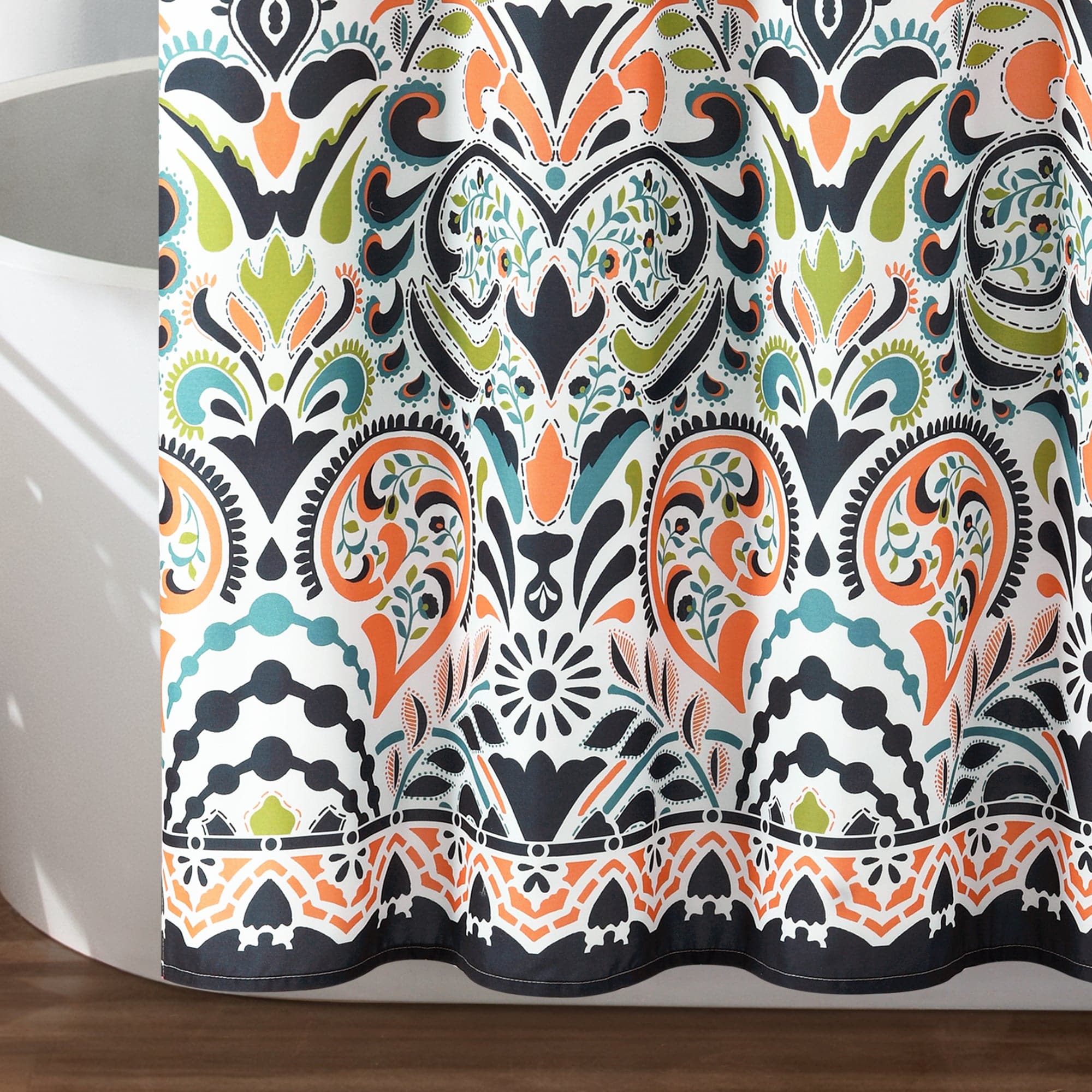 Clara Waterproof Shower Curtain - Elegant Bathroom Decor for Modern Homes | Perfect for Bathrooms, Showers & Spa Retreats