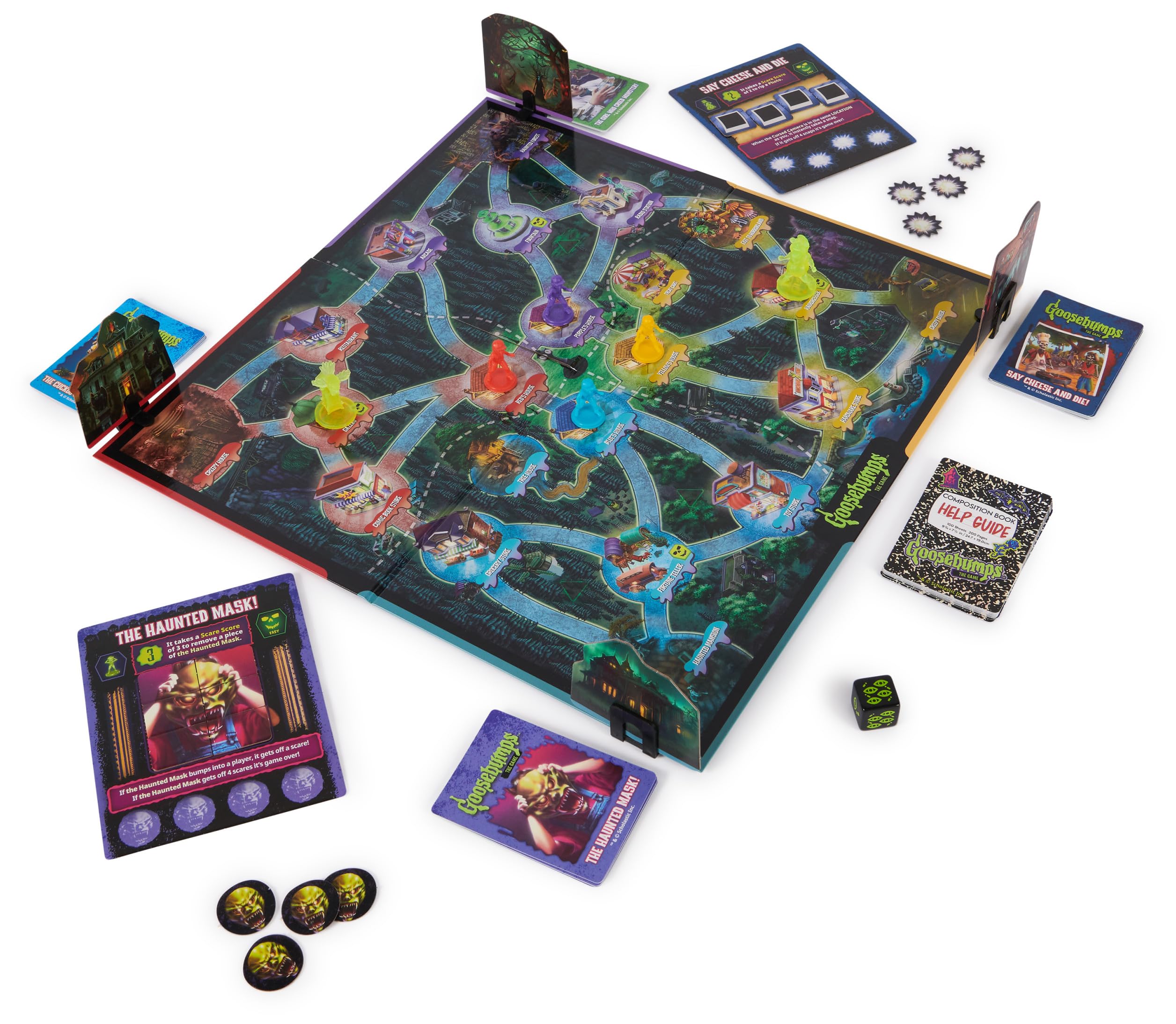 Goosebumps The Game: Scary Fun Monster Board Game for Kids Ages 8+ | Perfect for Family Game Nights and Halloween Parties