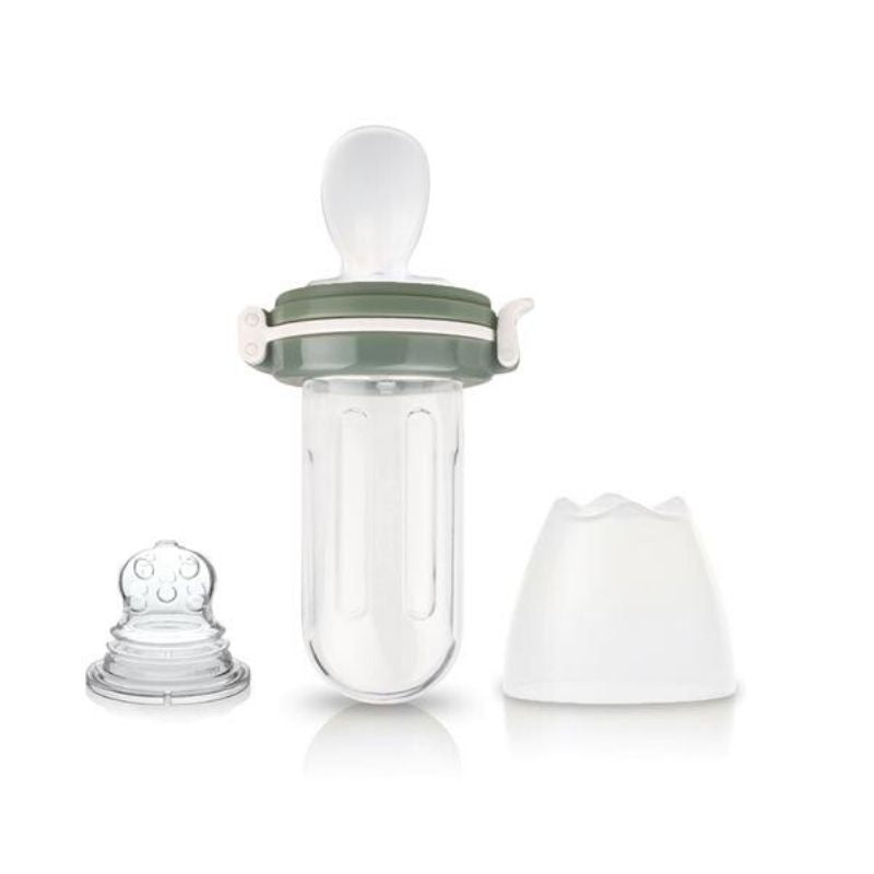 Premium Food Squeezer Plus - Grey | Kitchen Gadget for Pureeing, Juicing & Baby Food Making | Perfect for Smoothies, Sauces & Meal Prep