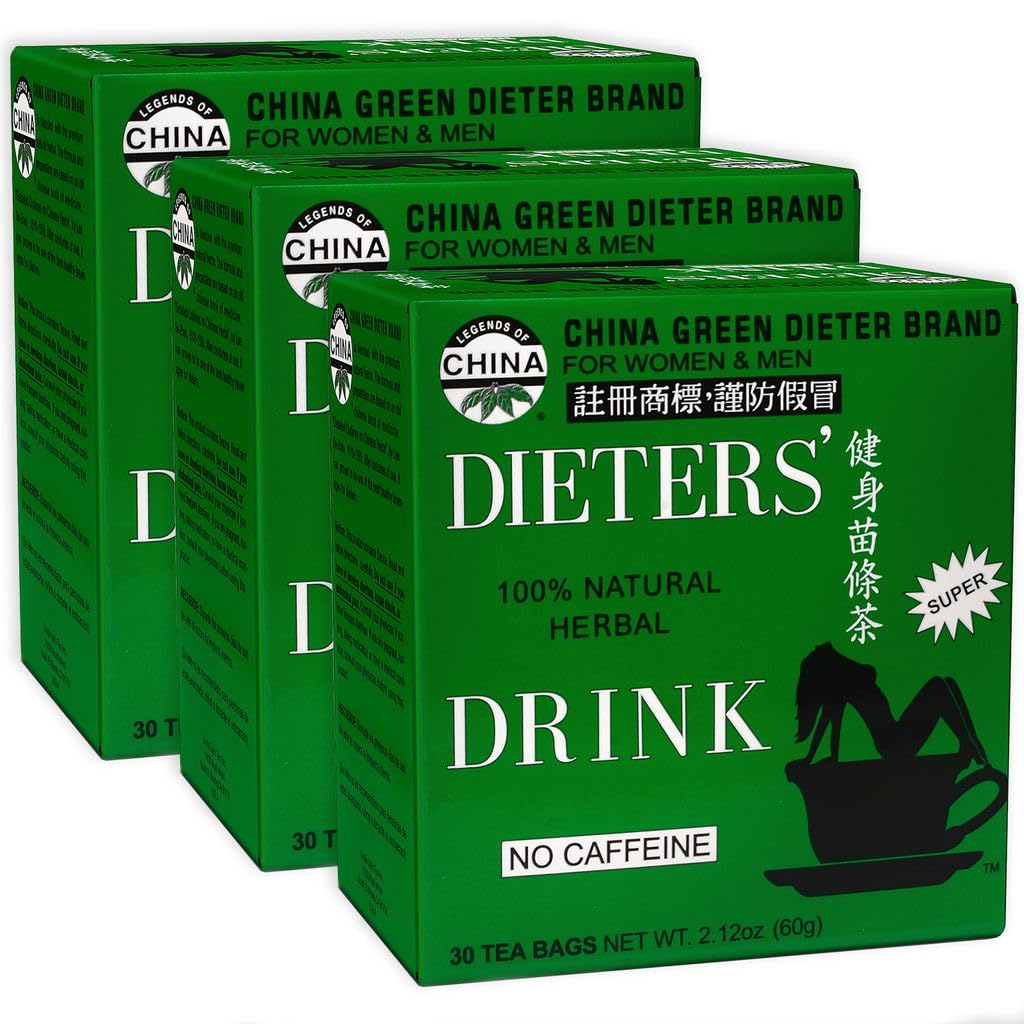 Uncle Lee's Herbal Detox Tea with Senna Leaf - Natural Laxative, Weight Management Support, Caffeine-Free Tea Bags - 90 Count (3 Packs of 30) - Perfect for Cleansing, Digestion & Wellness Routine