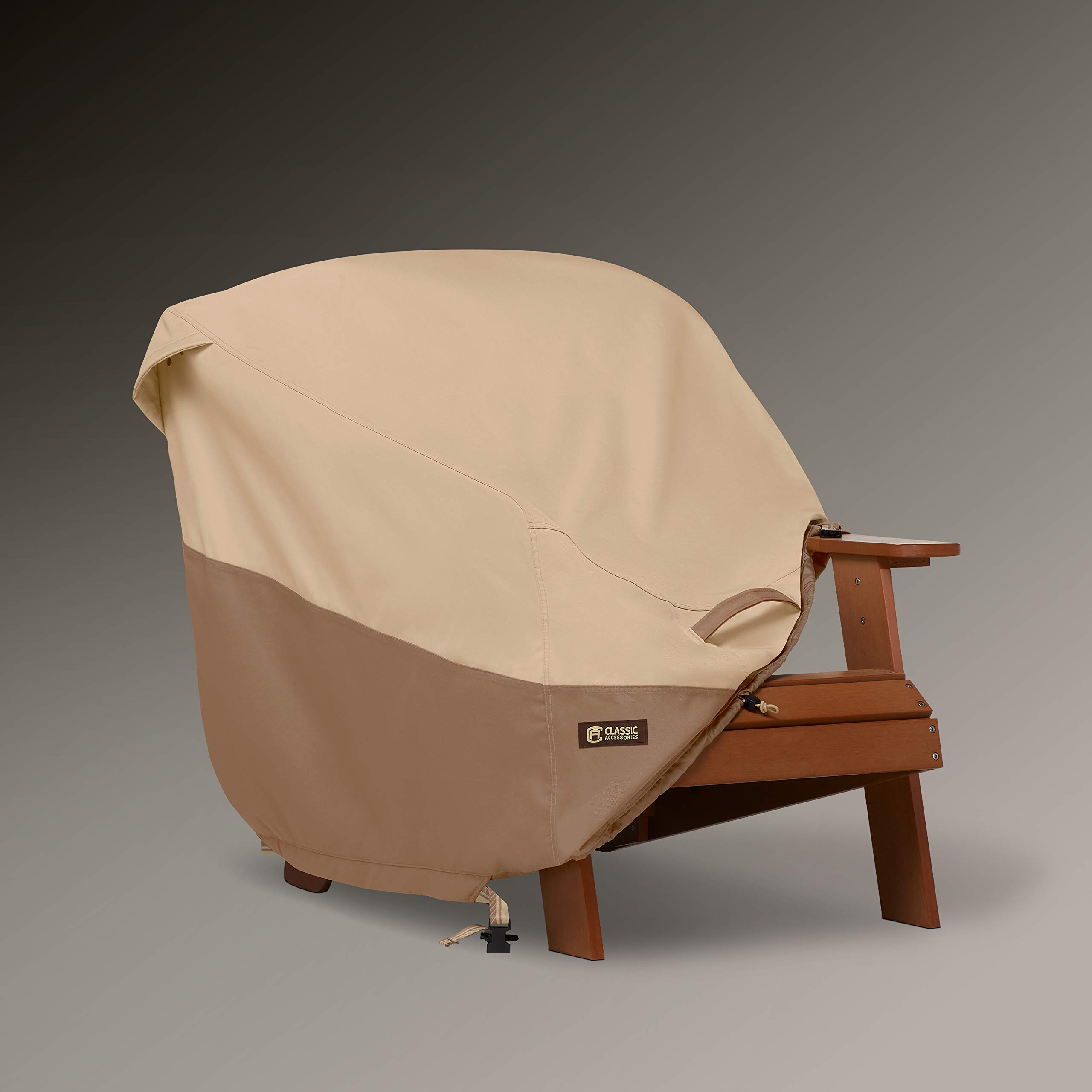 Classic Accessories Veranda's Best Waterproof Adirondack Patio Chair Cover, 32 x 34 x 36 Inch - Durable Outdoor Furniture Protection for All Seasons
