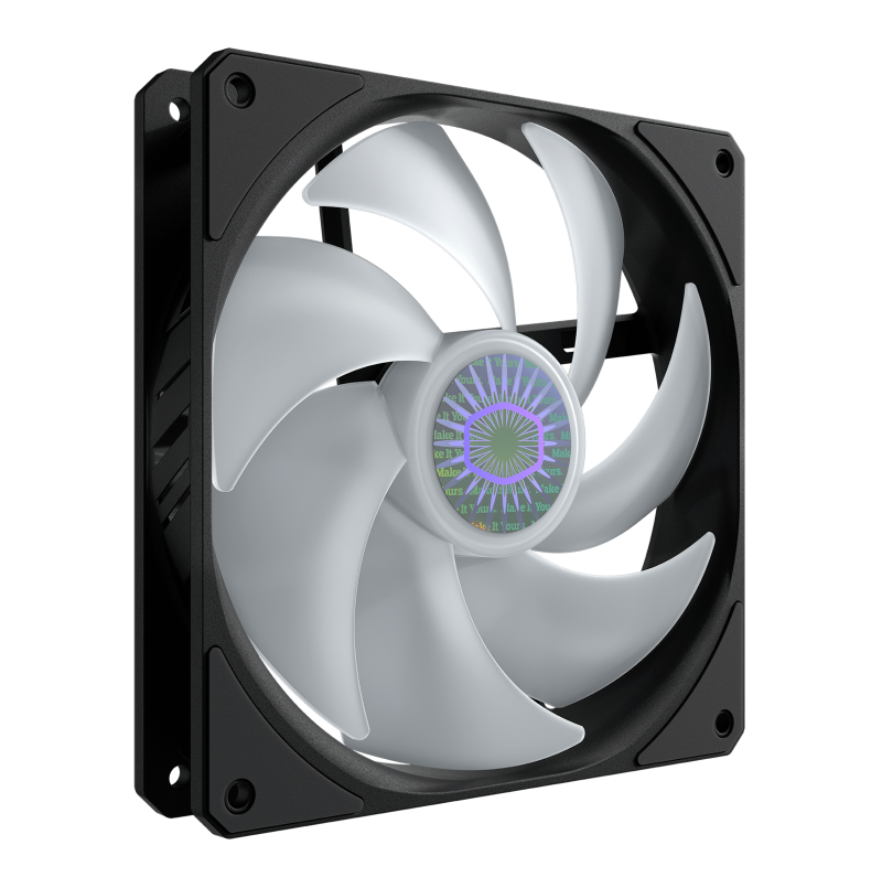 Cooler Master MFX B4DN 14NPA R1 CM SICKLEFLOW 140 PWM ARGB Fan - High Performance RGB PC Cooling Fan with PWM Control for Gaming PCs, Workstations, and Custom Builds (2-Year Warranty)