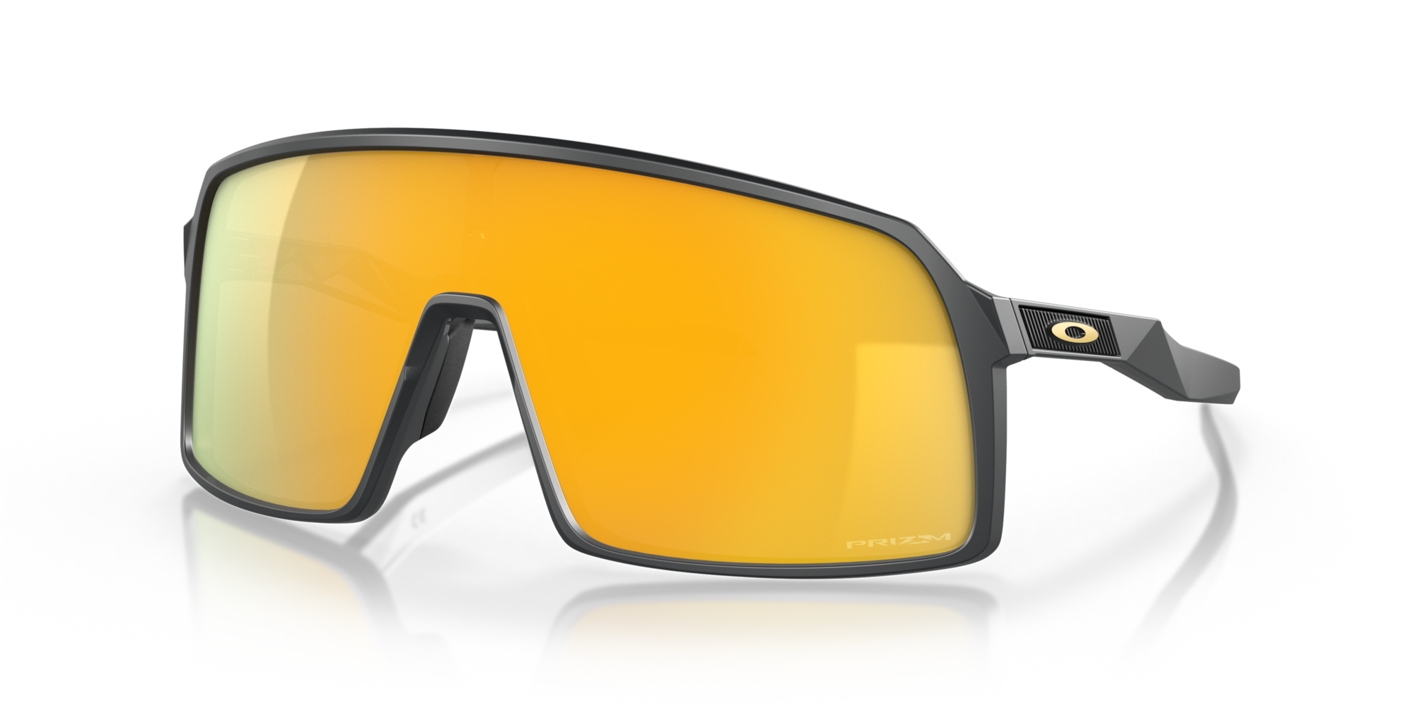 Sutro Sunglasses with Matte Carbon Frame & Prizm 24K Lenses - UV Protection for Running, Cycling & Outdoor Sports