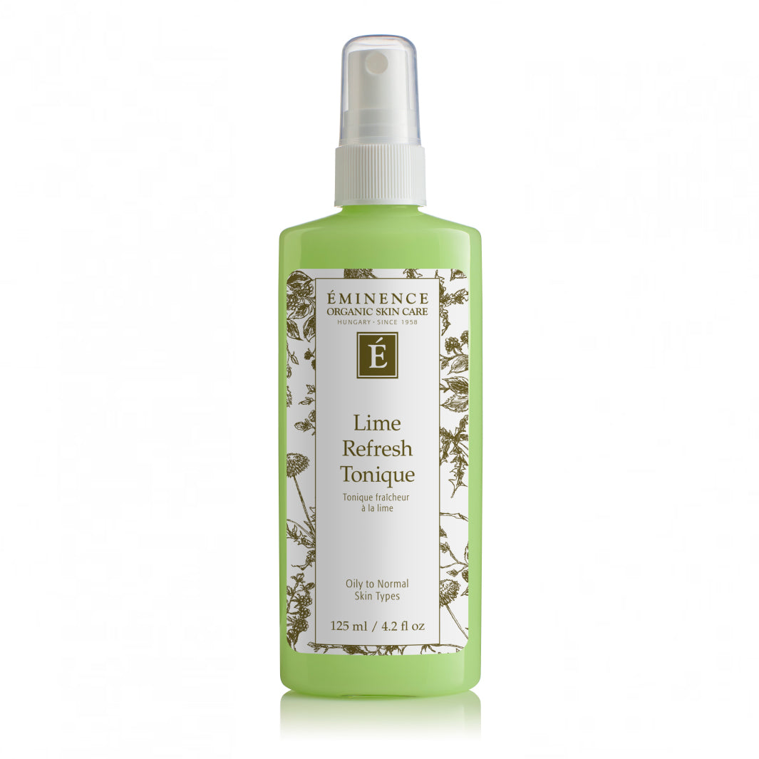 Eminence Organics Lime Refresh Tonique - Organic Facial Toner for Hydration & Brightening - Perfect for Daily Skincare & Acne-Prone Skin