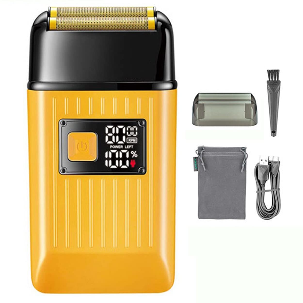 Best Electric Razors for Men - Rechargeable Wet & Dry Beard Trimmer & Hair Clipper - Precision Shaver for Smooth Shaving - Perfect for Travel, Gym & Daily Grooming Routine